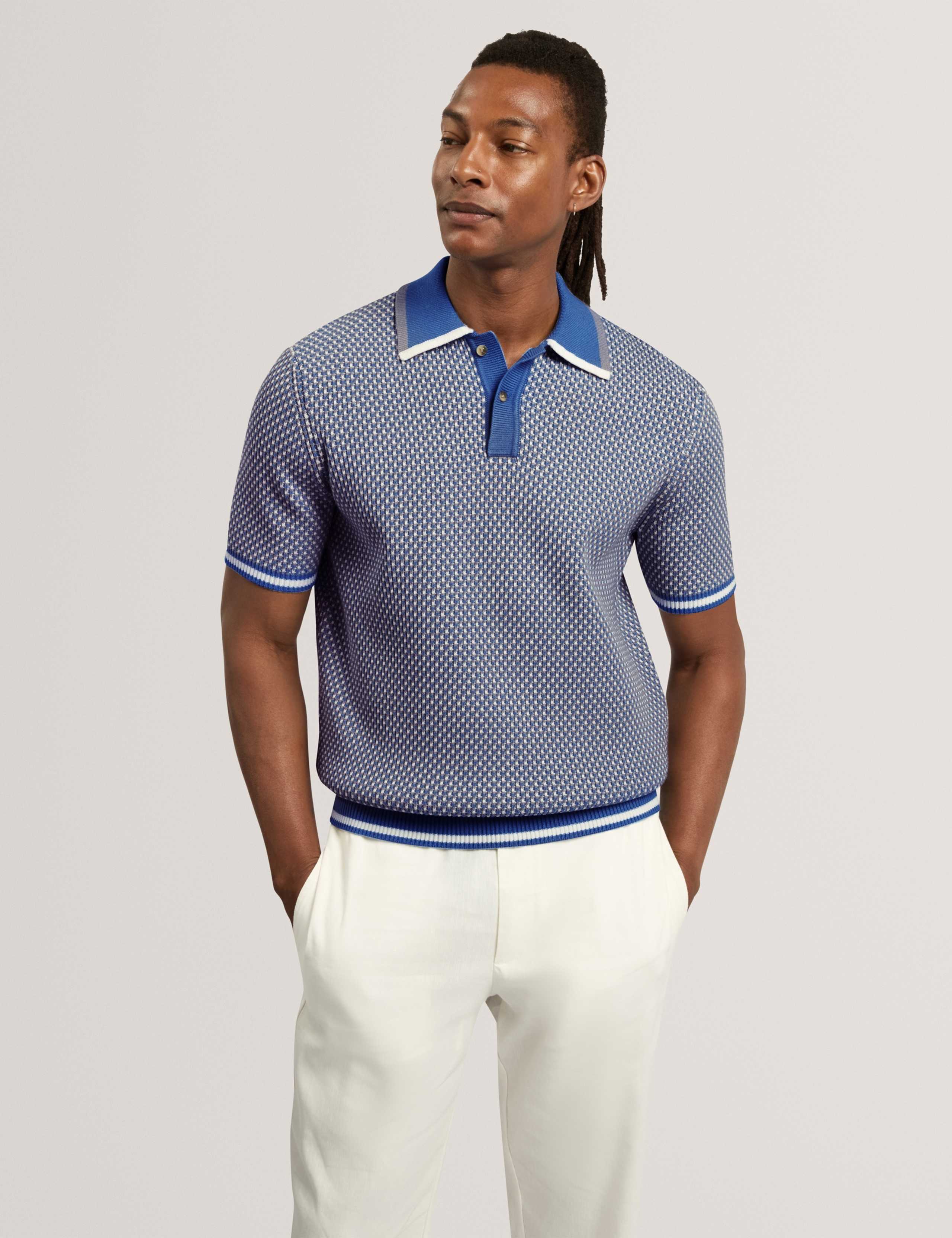 Waffle Polo Shirt 1 of 7
