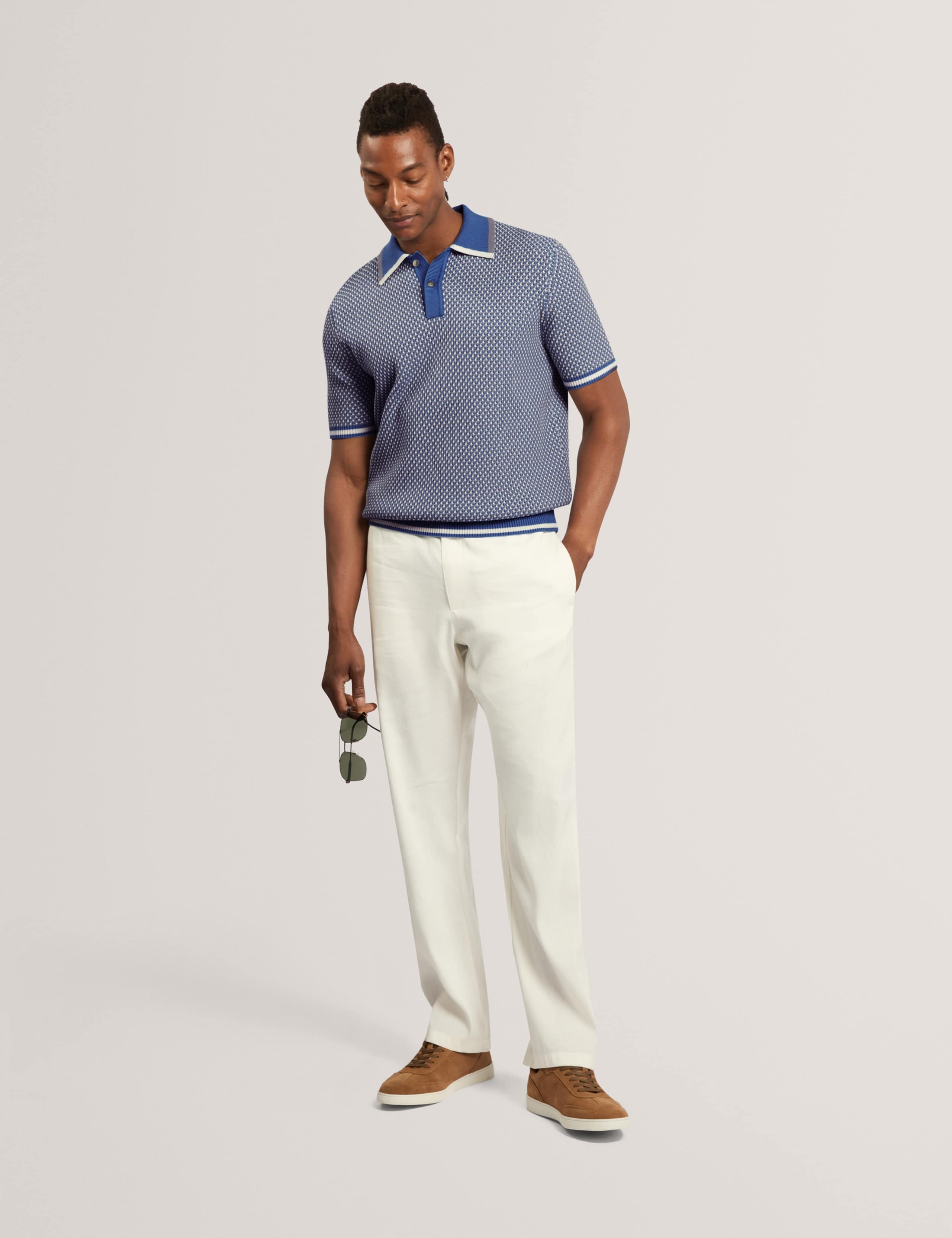 Waffle Polo Shirt 2 of 7