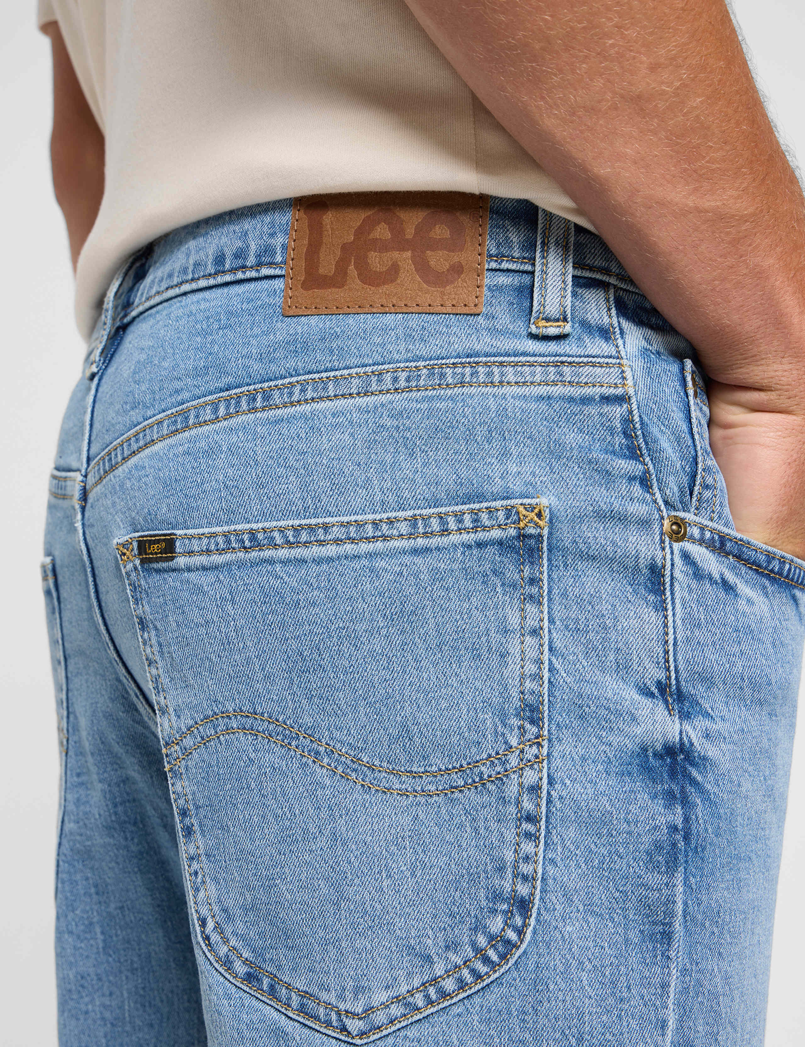 Brooklyn Denim Straight Fit 5 Pocket Jeans 7 of 9