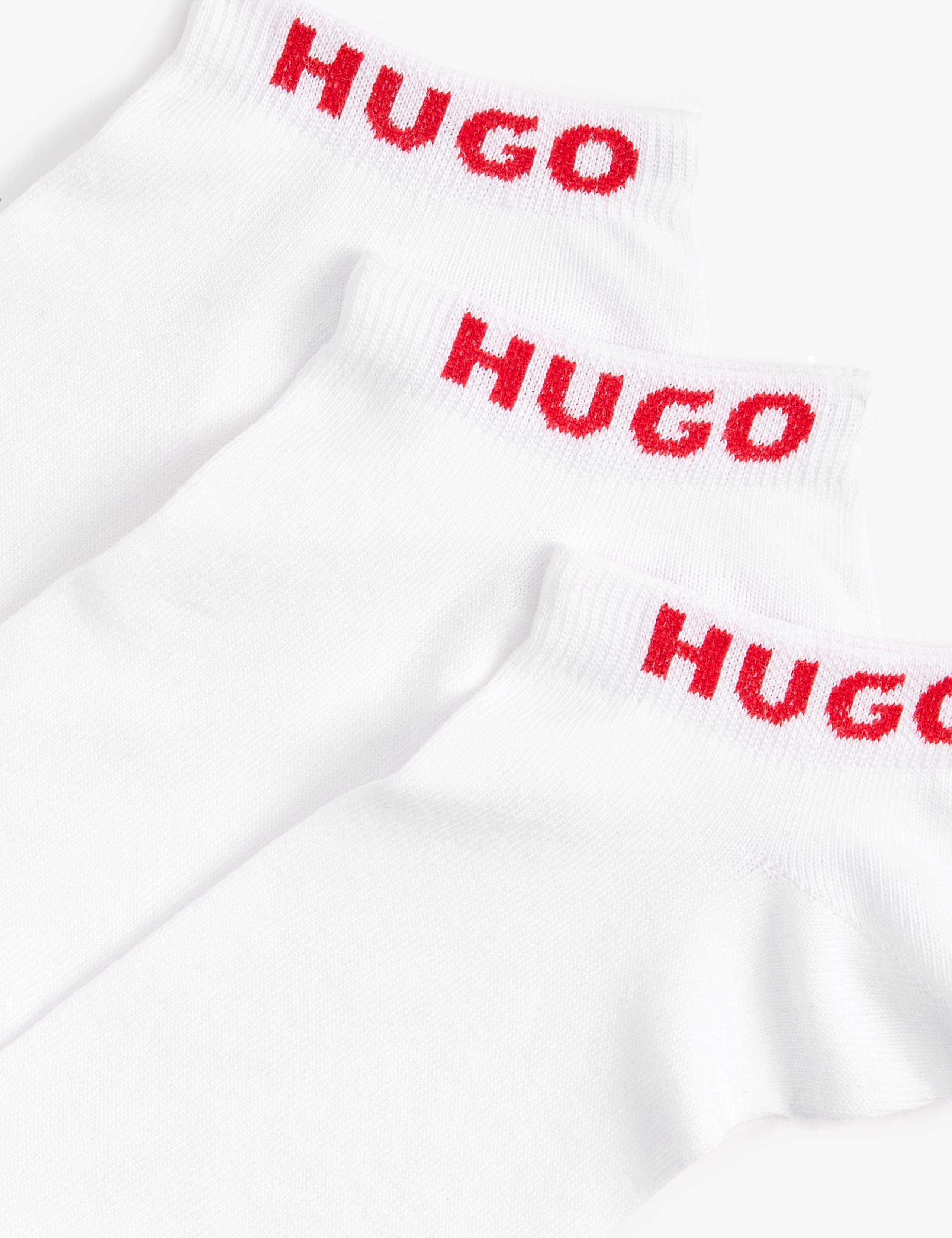 3pk Logo Cotton Rich Trainer Socks 3 of 3