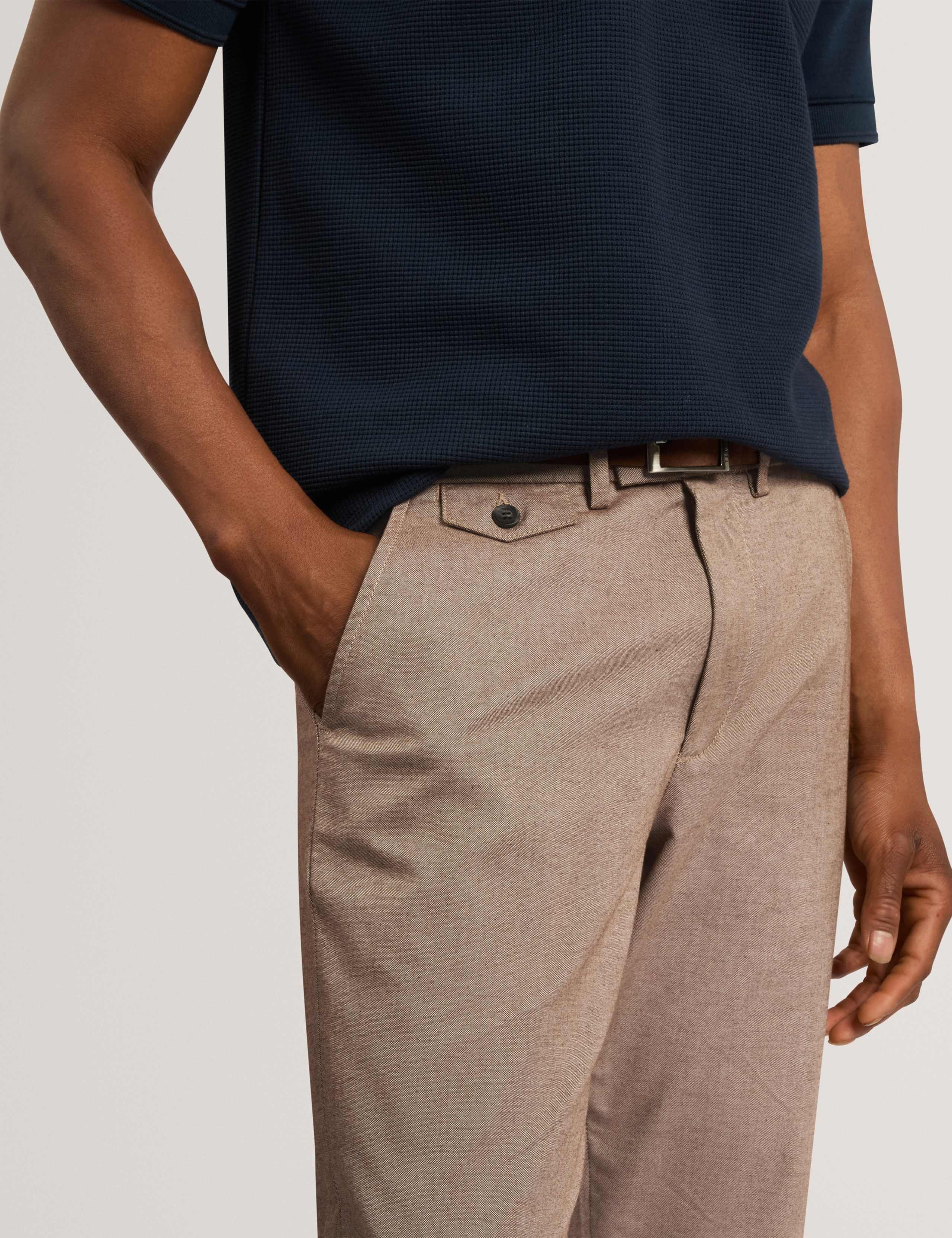 Slim Fit Cotton Rich Check Suit Trousers 5 of 5