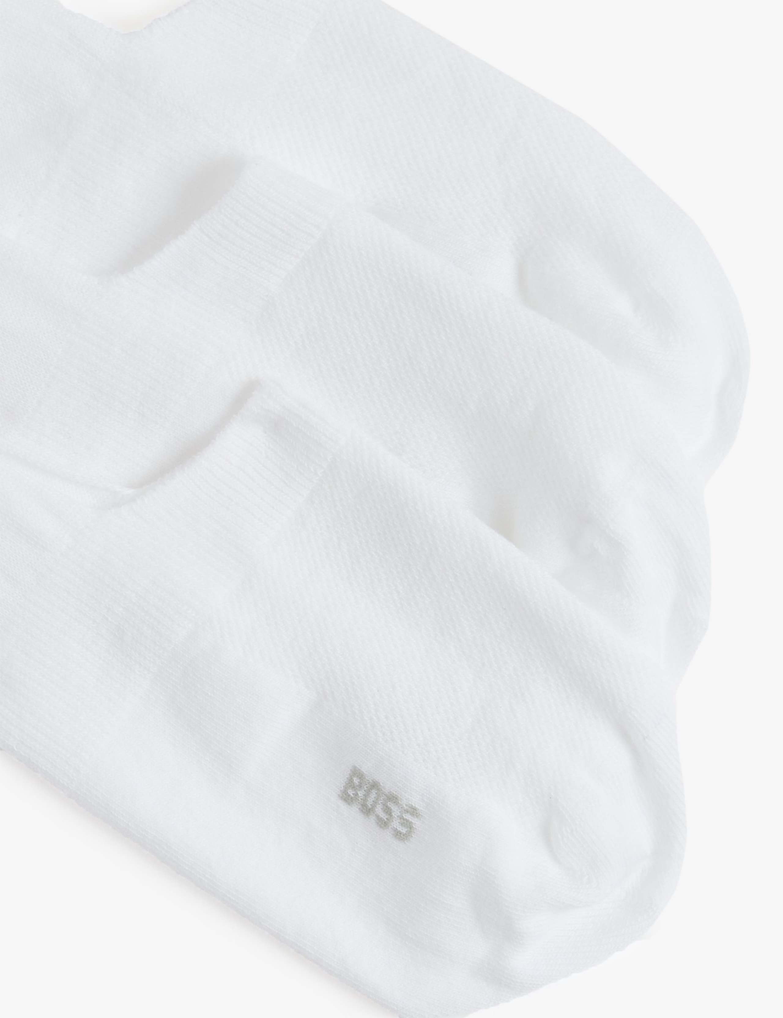 3pk Logo Cotton Rich Invisible Socks 3 of 3