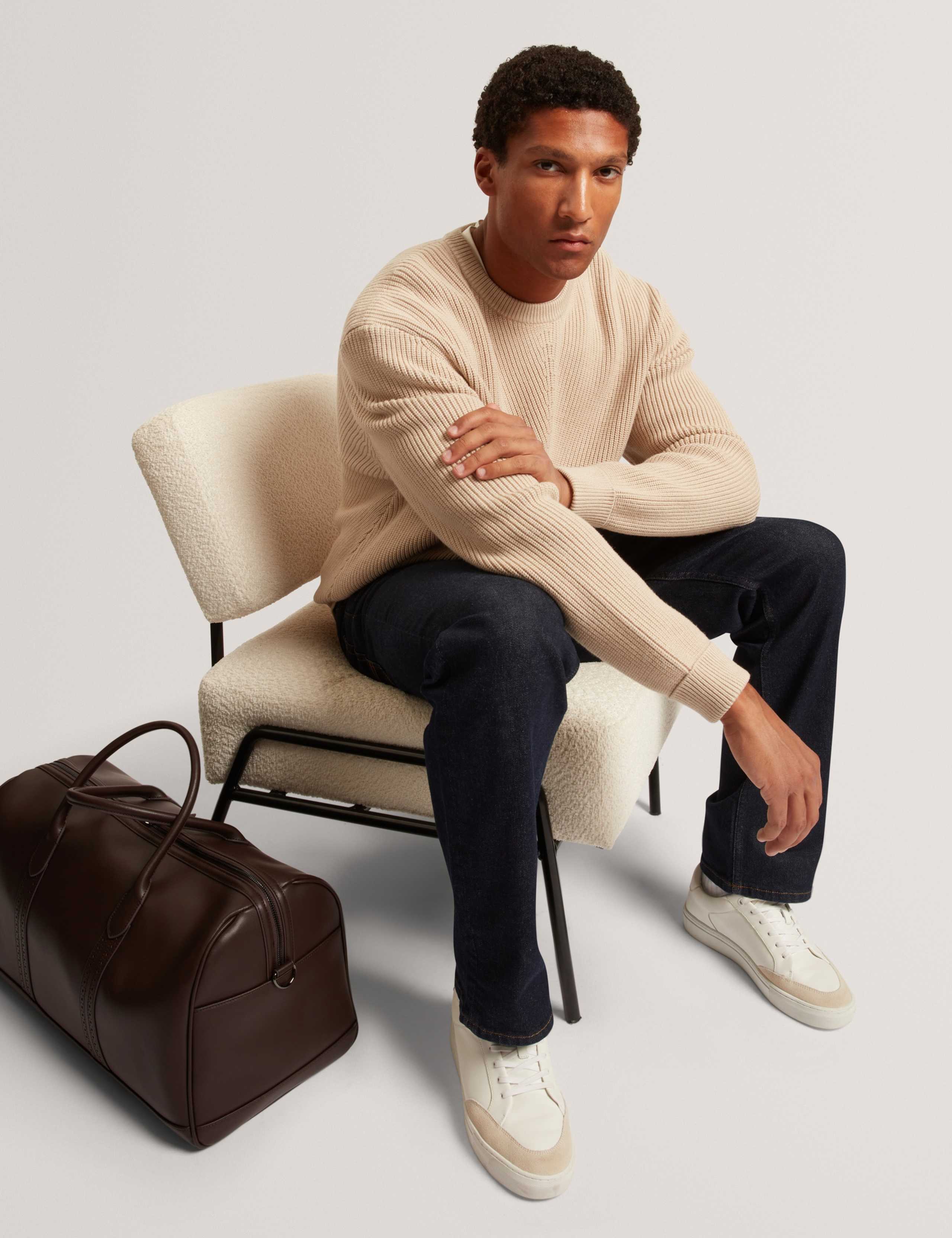 Ribbed Crew Neck Jumper 3 of 7