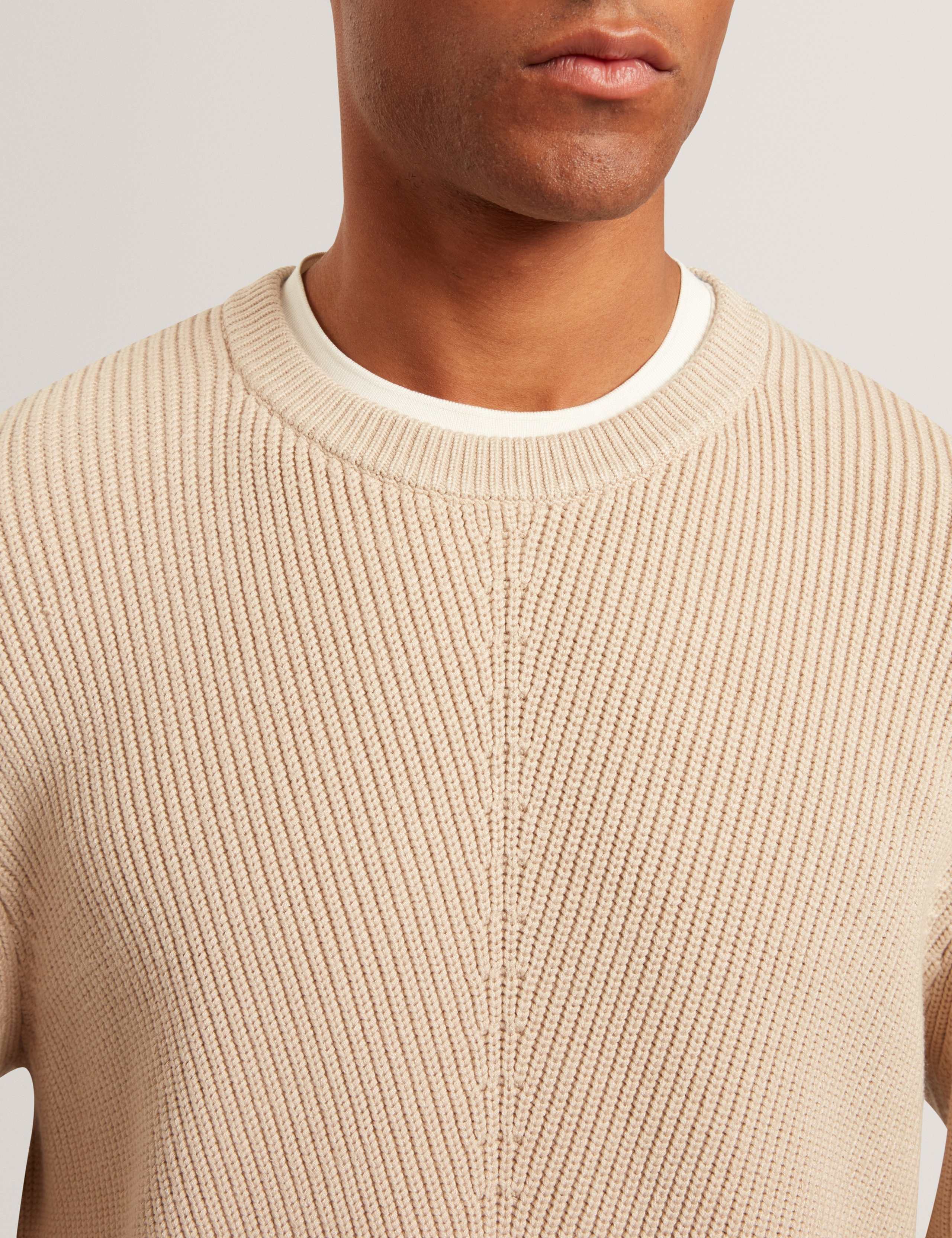 Ribbed Crew Neck Jumper 6 of 7