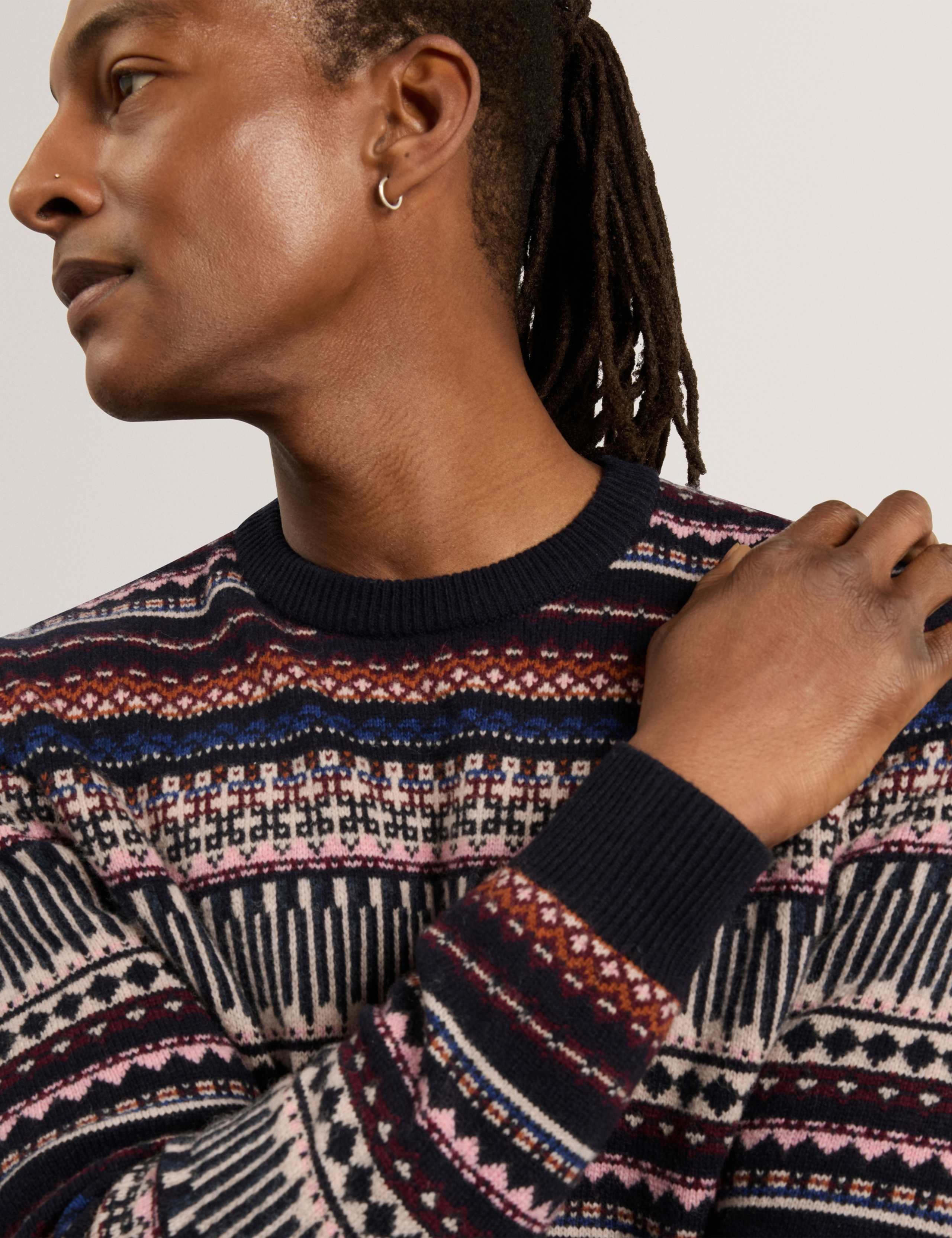 Wool Rich Fair Isle Crew Neck Jumper 5 of 7