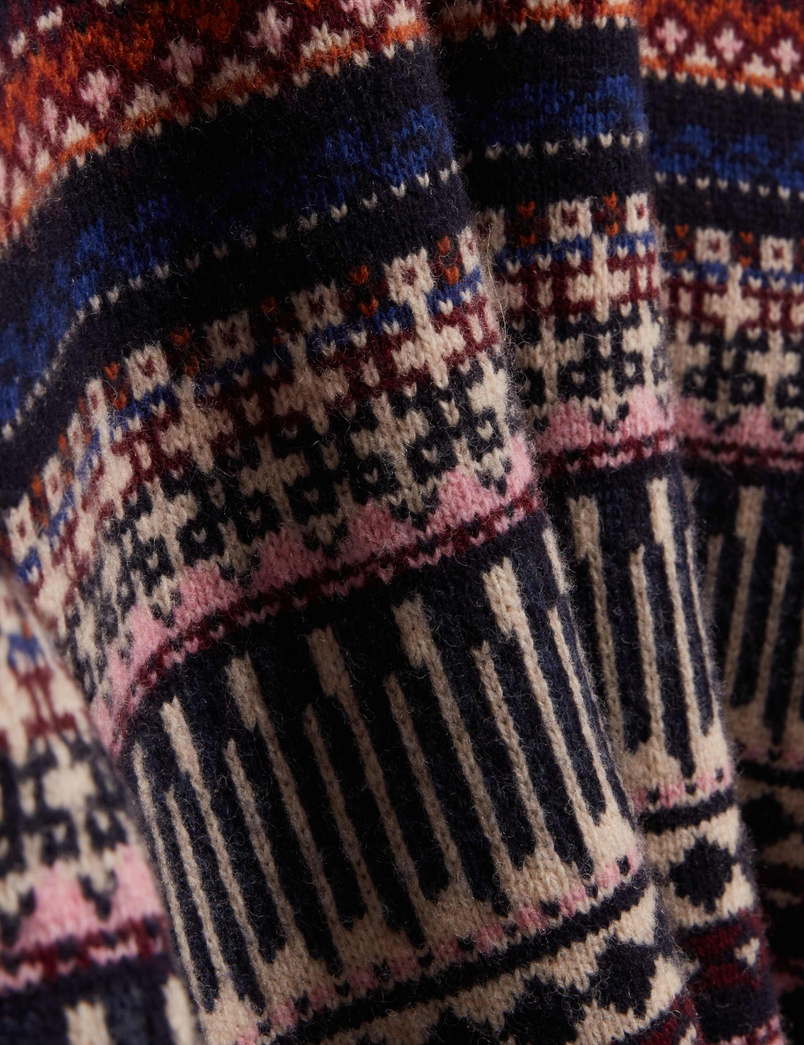 Wool Rich Fair Isle Crew Neck Jumper 7 of 7