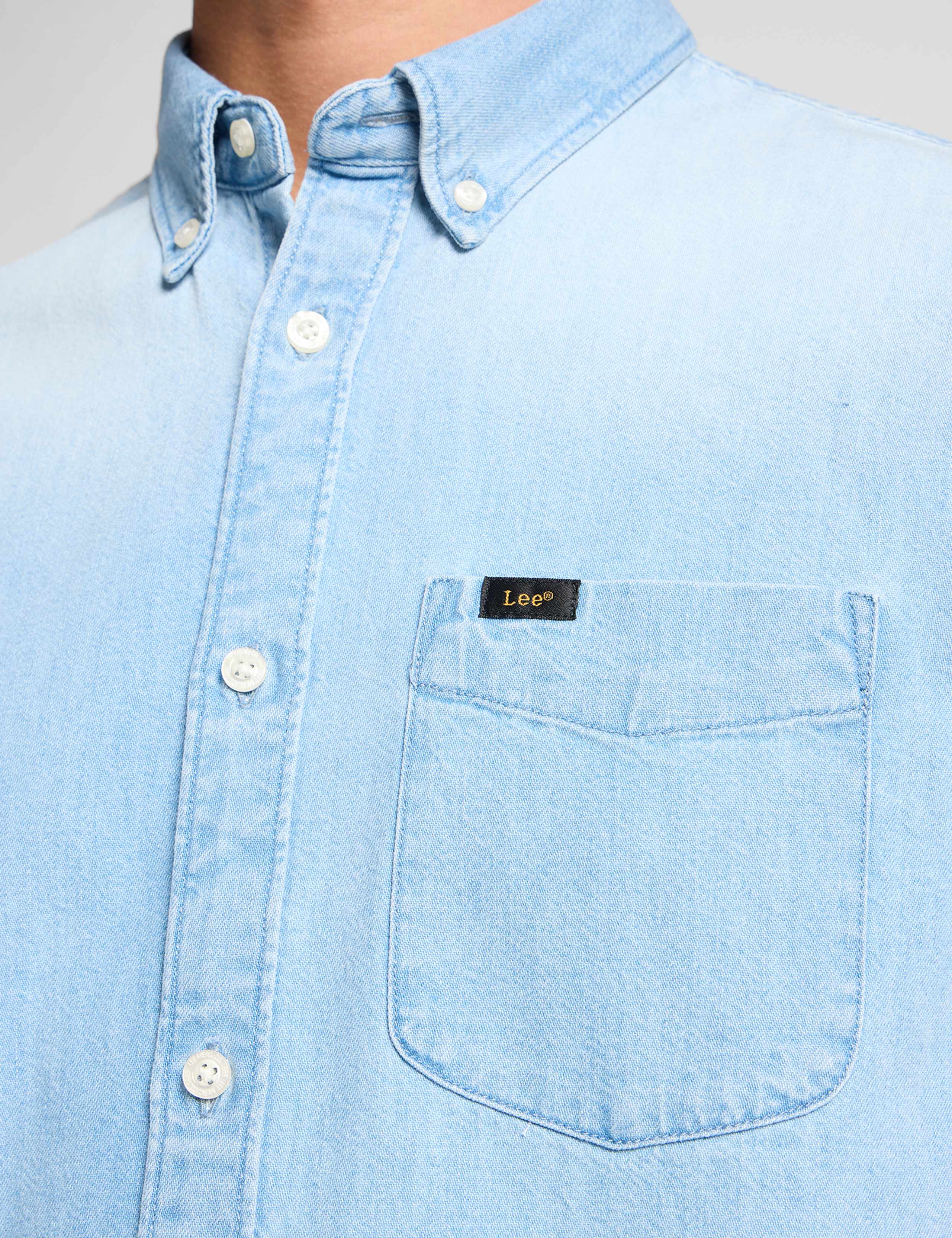 Denim Short Sleeve Shirt 2 of 5