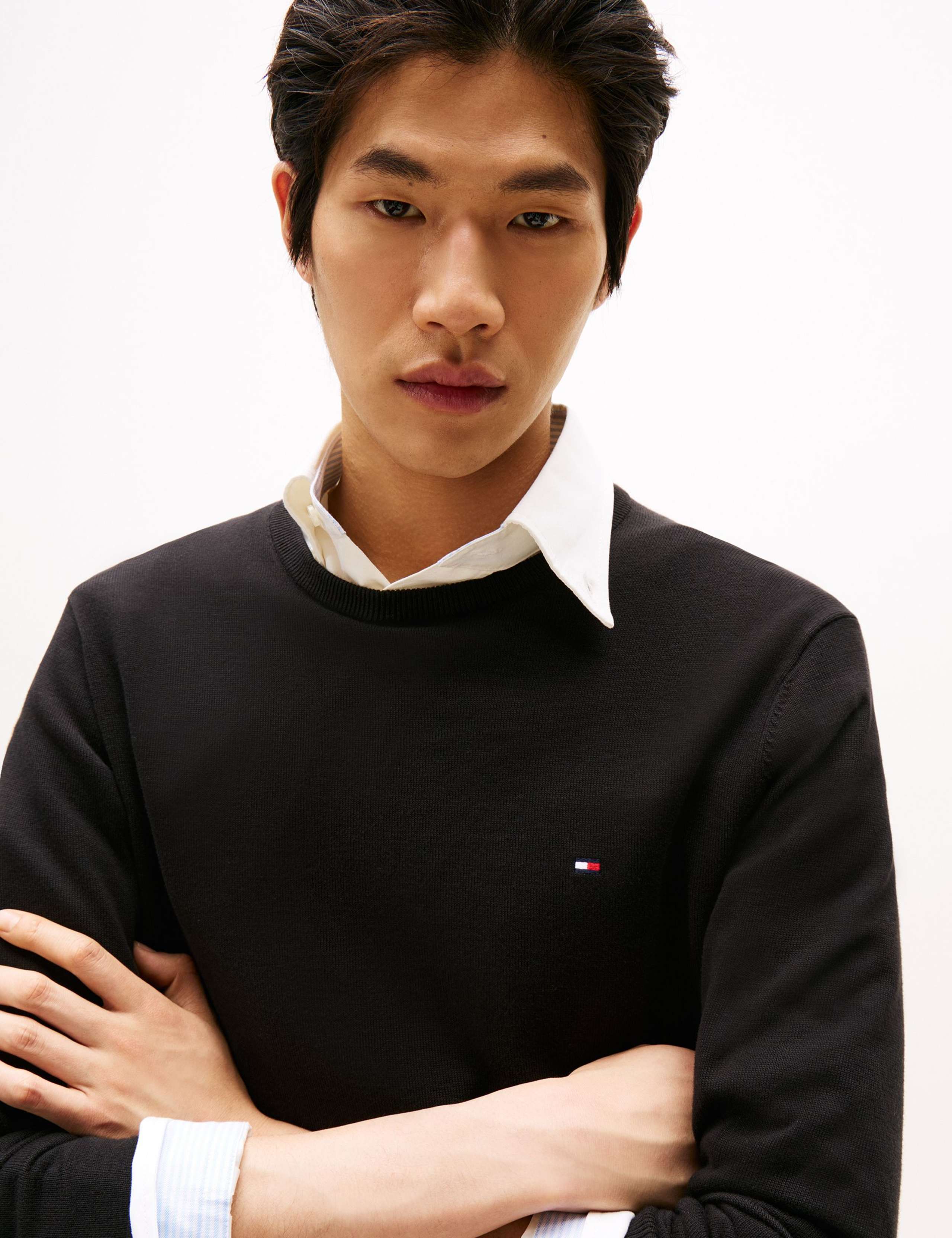 Pure Cotton Crew Neck Jumper 6 of 6