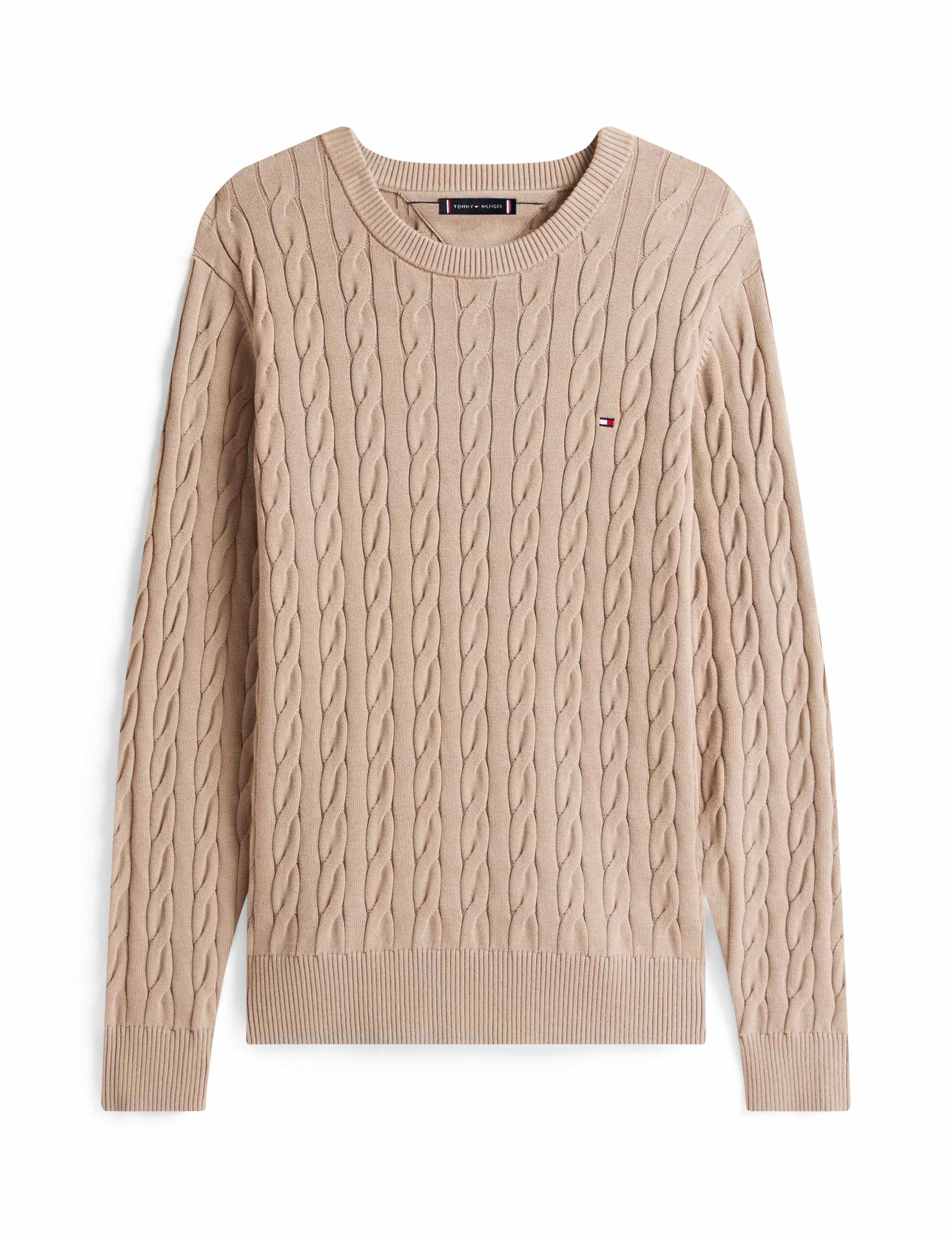 Pure Cotton Cable Knit Crew Neck Jumper 2 of 5