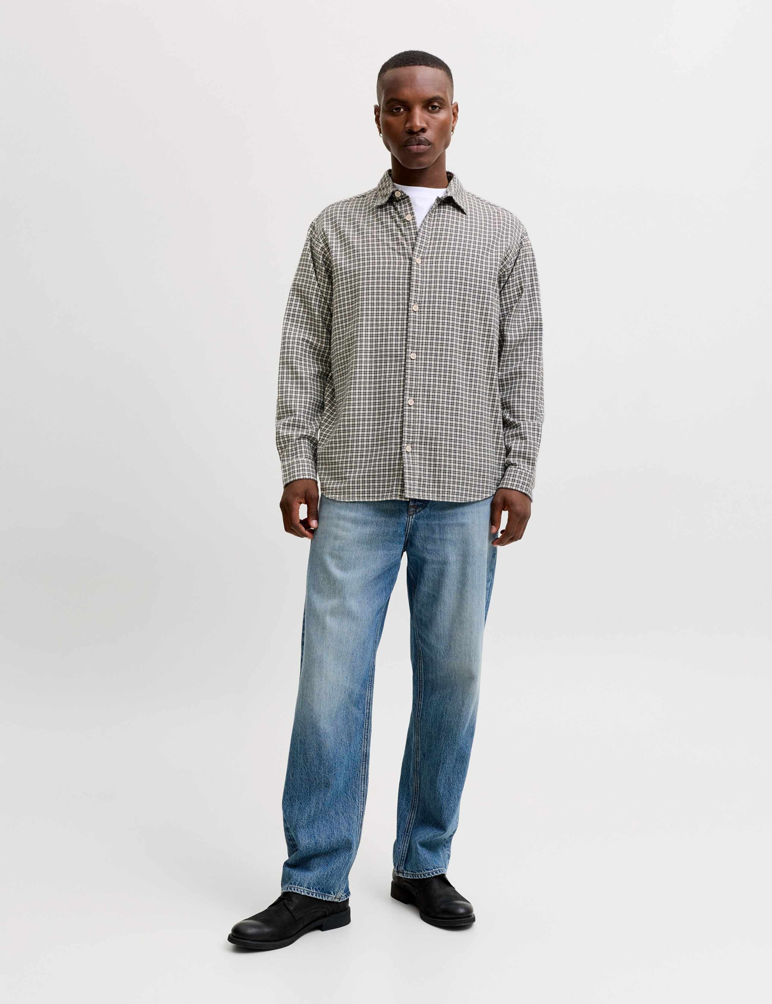 Relaxed Fit Pure Cotton Checked Overshirt 2 of 7