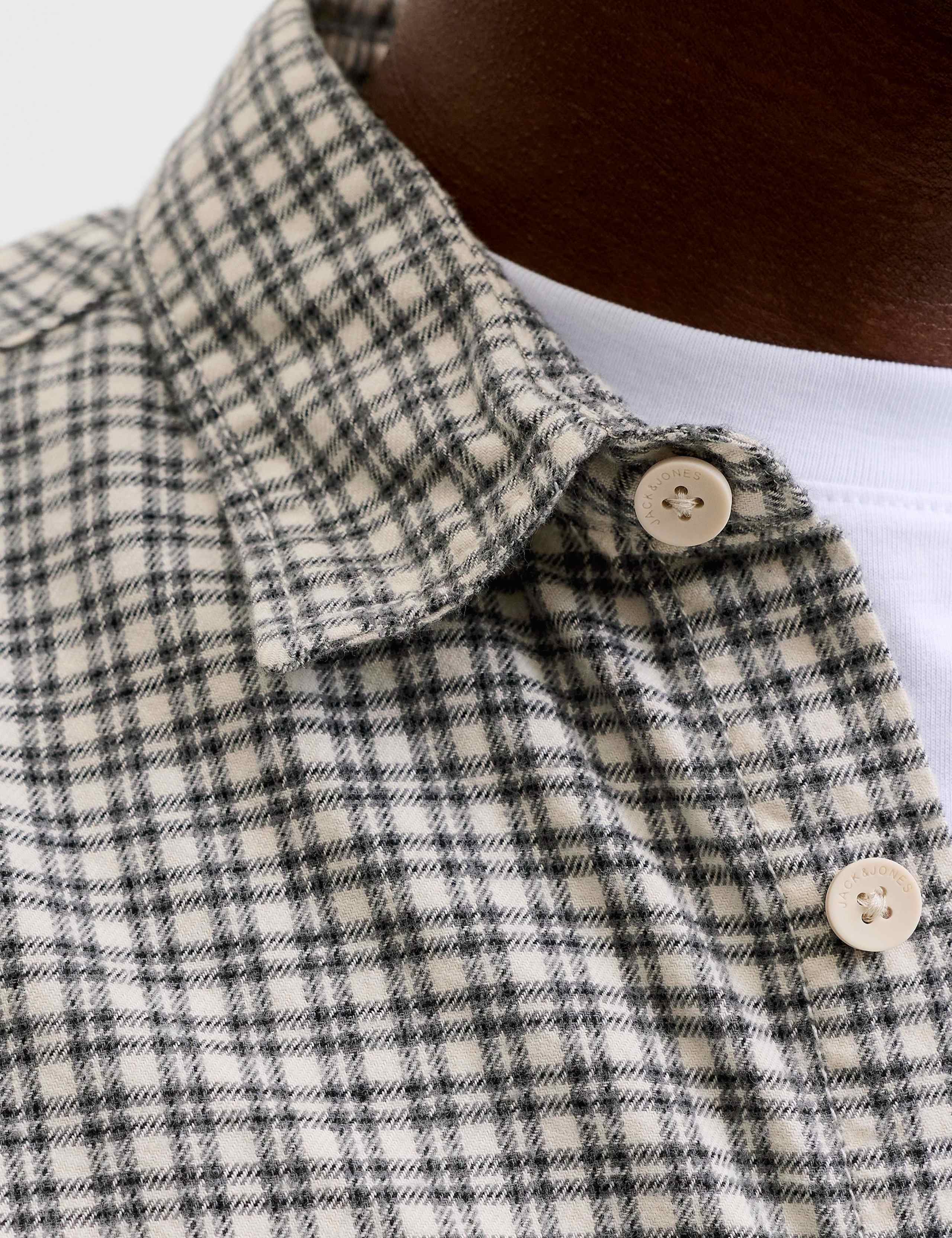 Relaxed Fit Pure Cotton Checked Overshirt 6 of 7