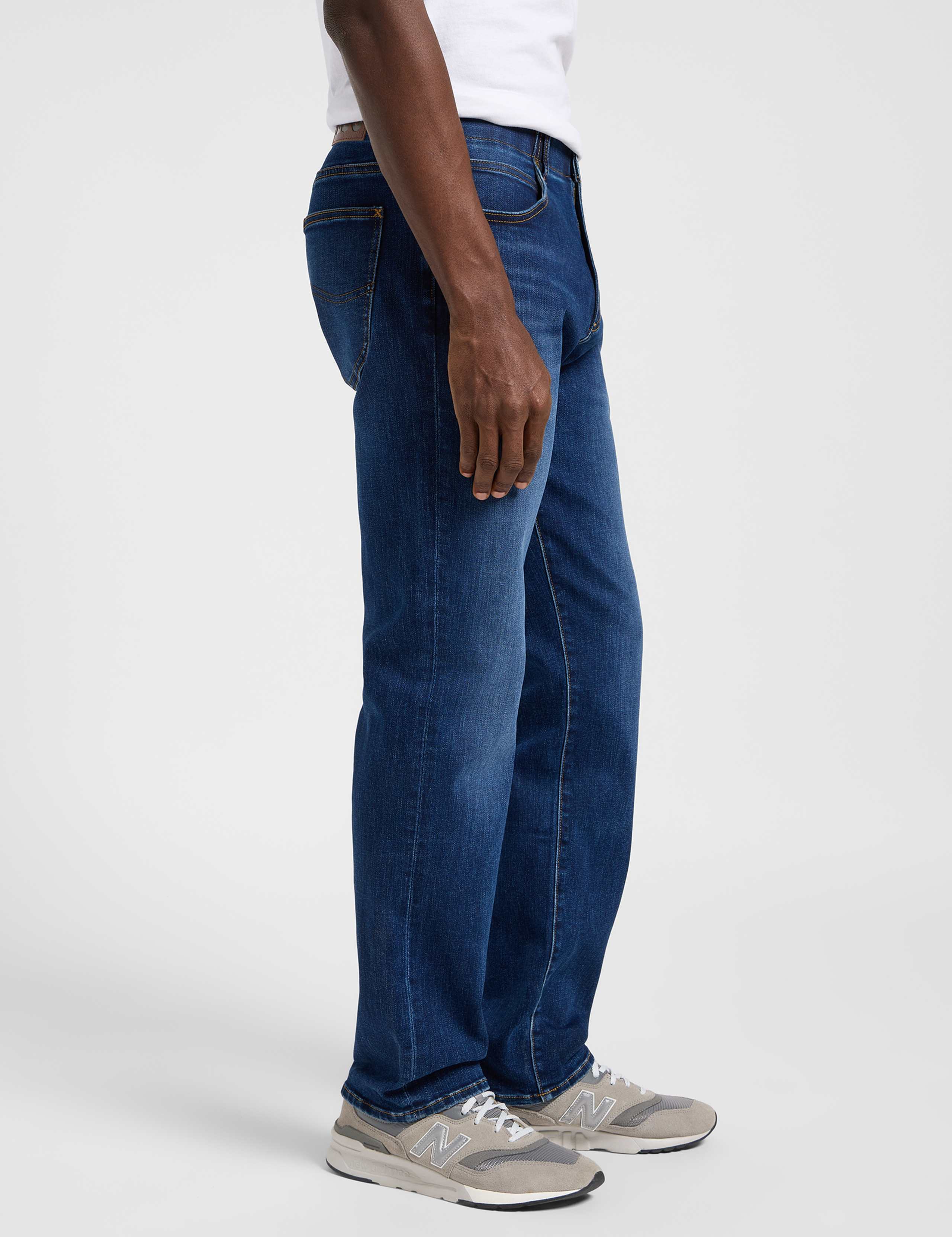 Denim Straight Fit 5 Pocket Jeans 9 of 9