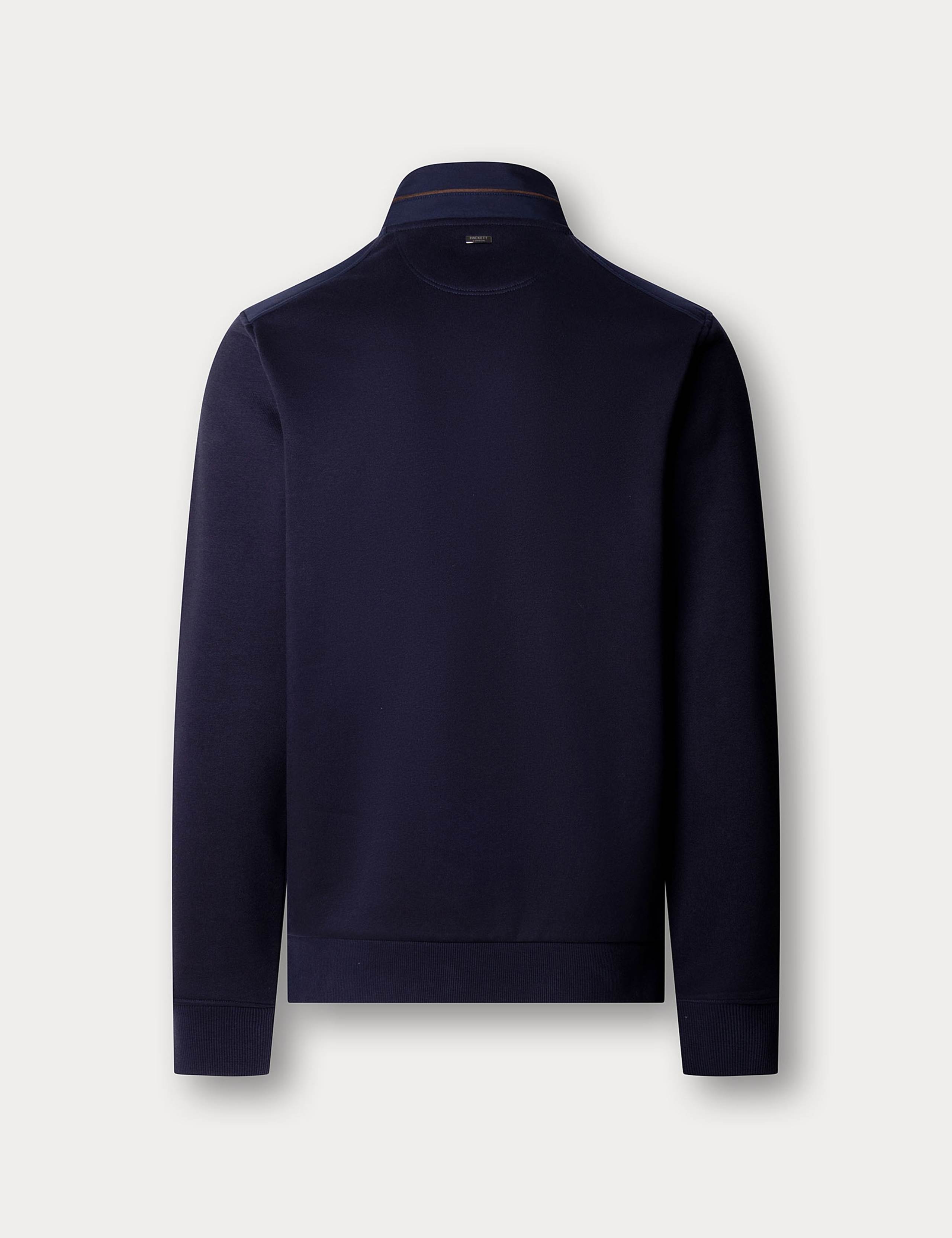 Cotton Rich Hybrid Zip Up Sweatshirt 2 of 2