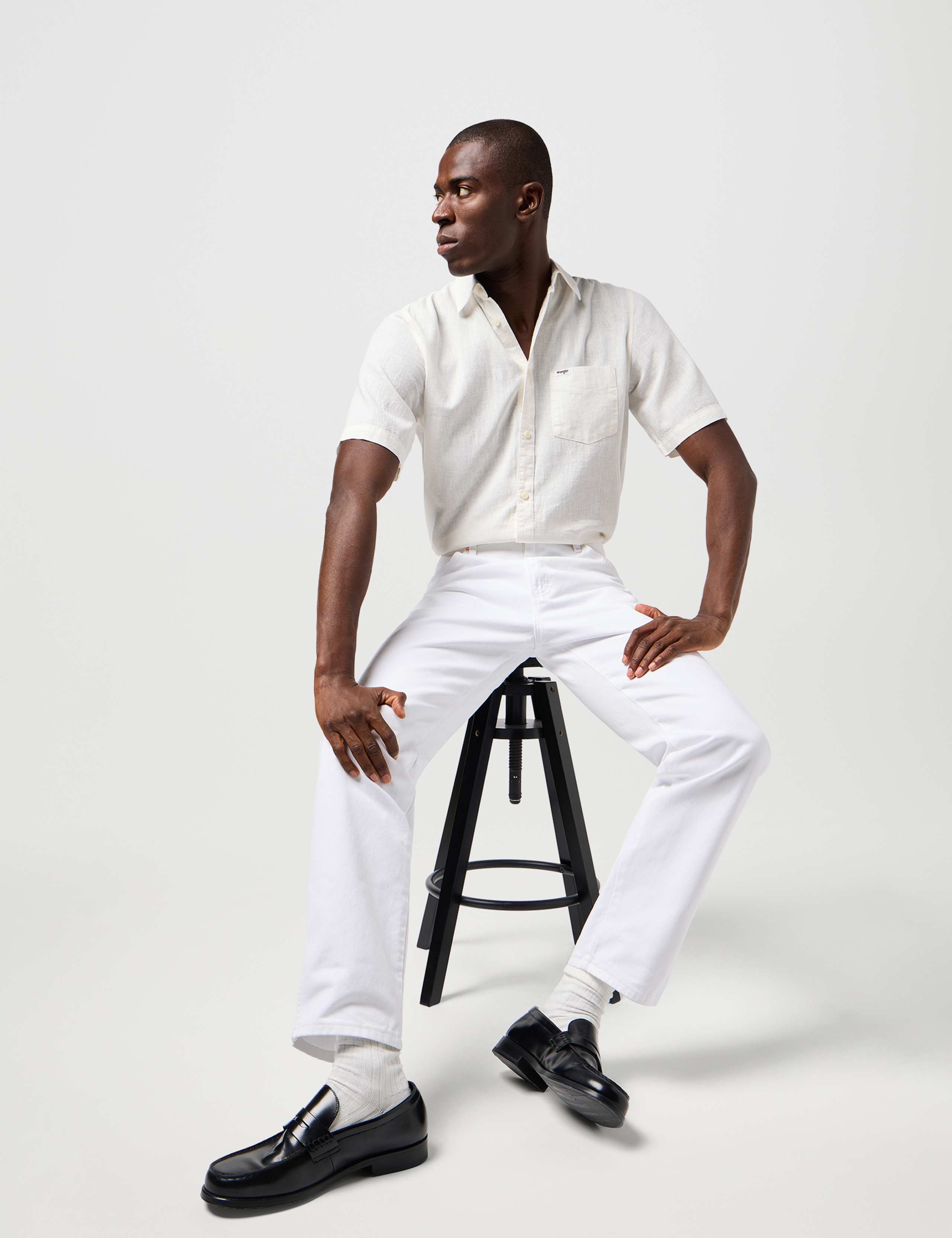 Straight Fit Pure Cotton Jeans 2 of 6
