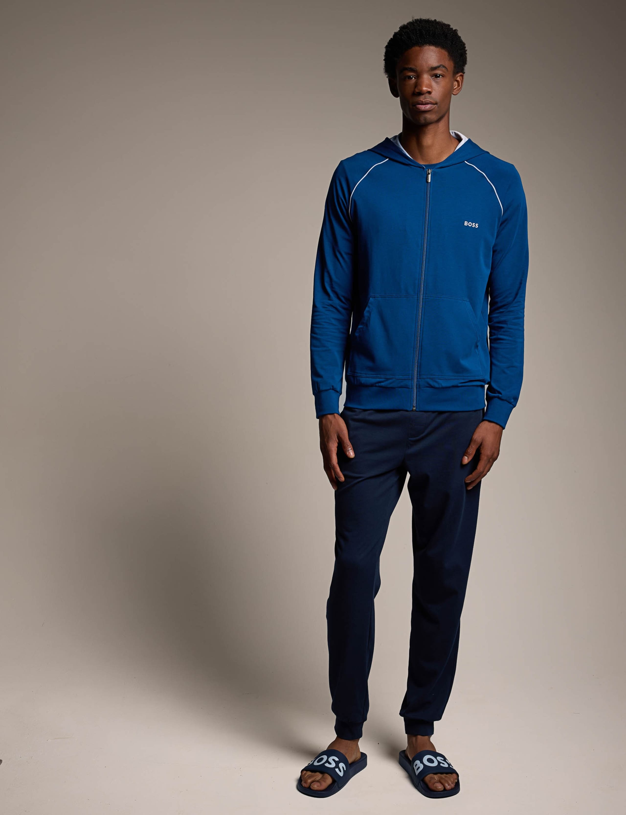 Cotton Rich Zip Up Hooded Jacket 2 of 6