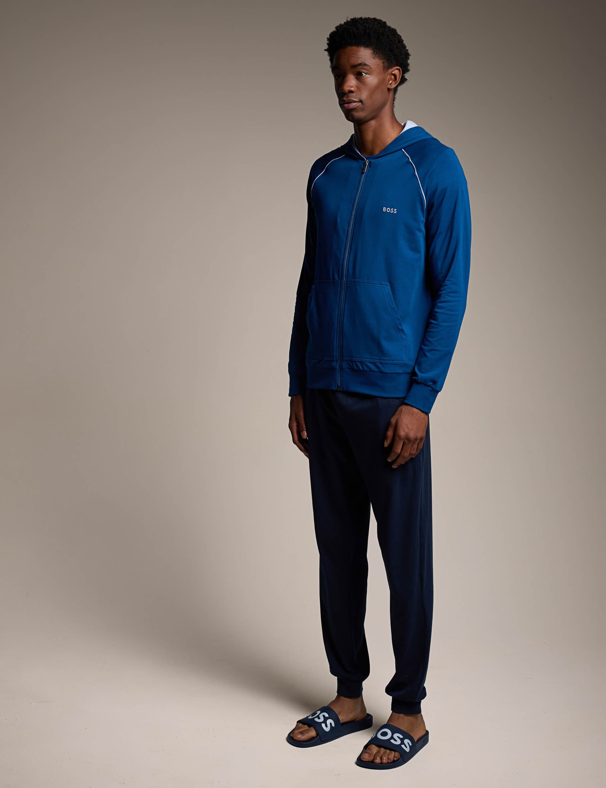 Cotton Rich Zip Up Hooded Jacket 3 of 6