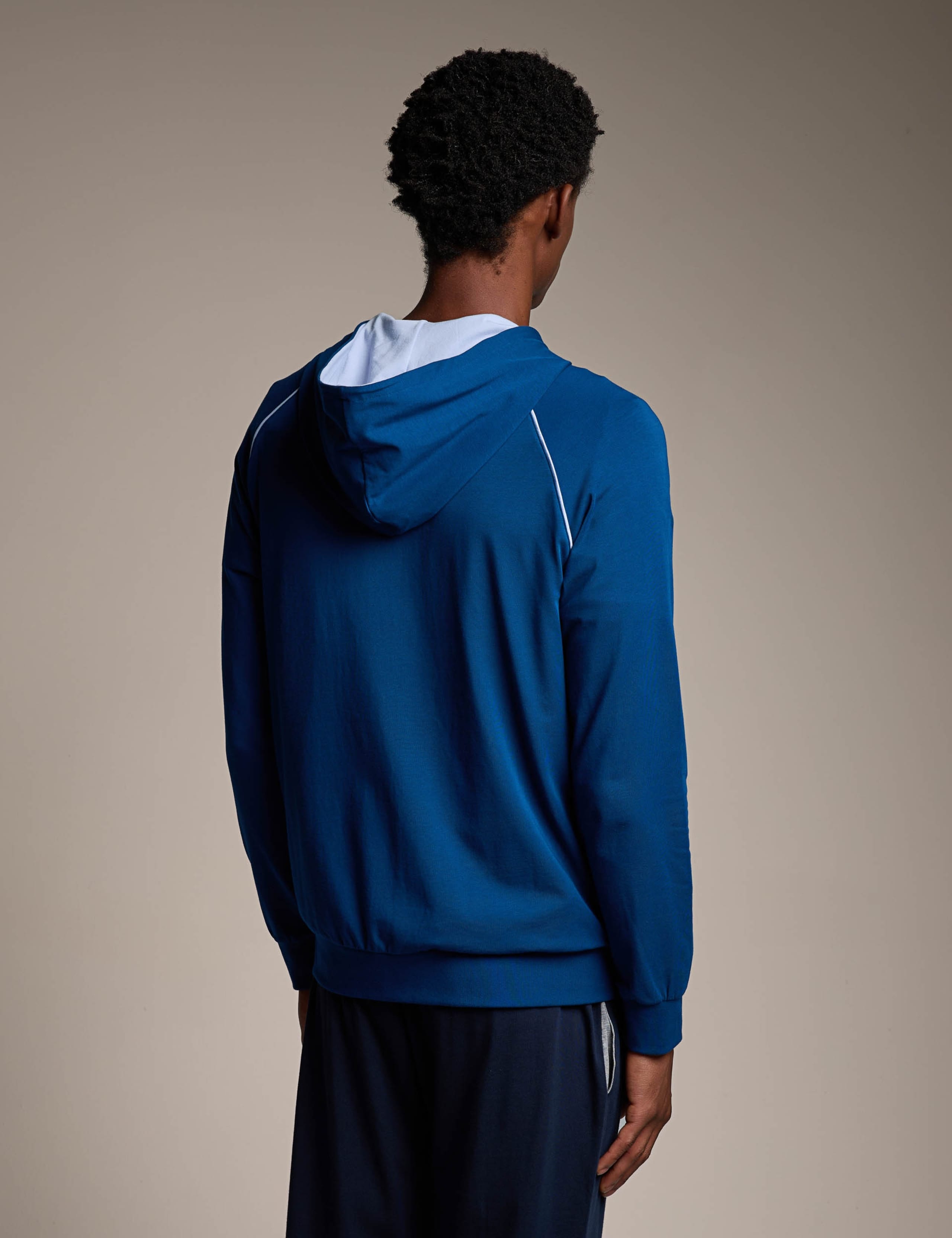 Cotton Rich Zip Up Hooded Jacket 4 of 6