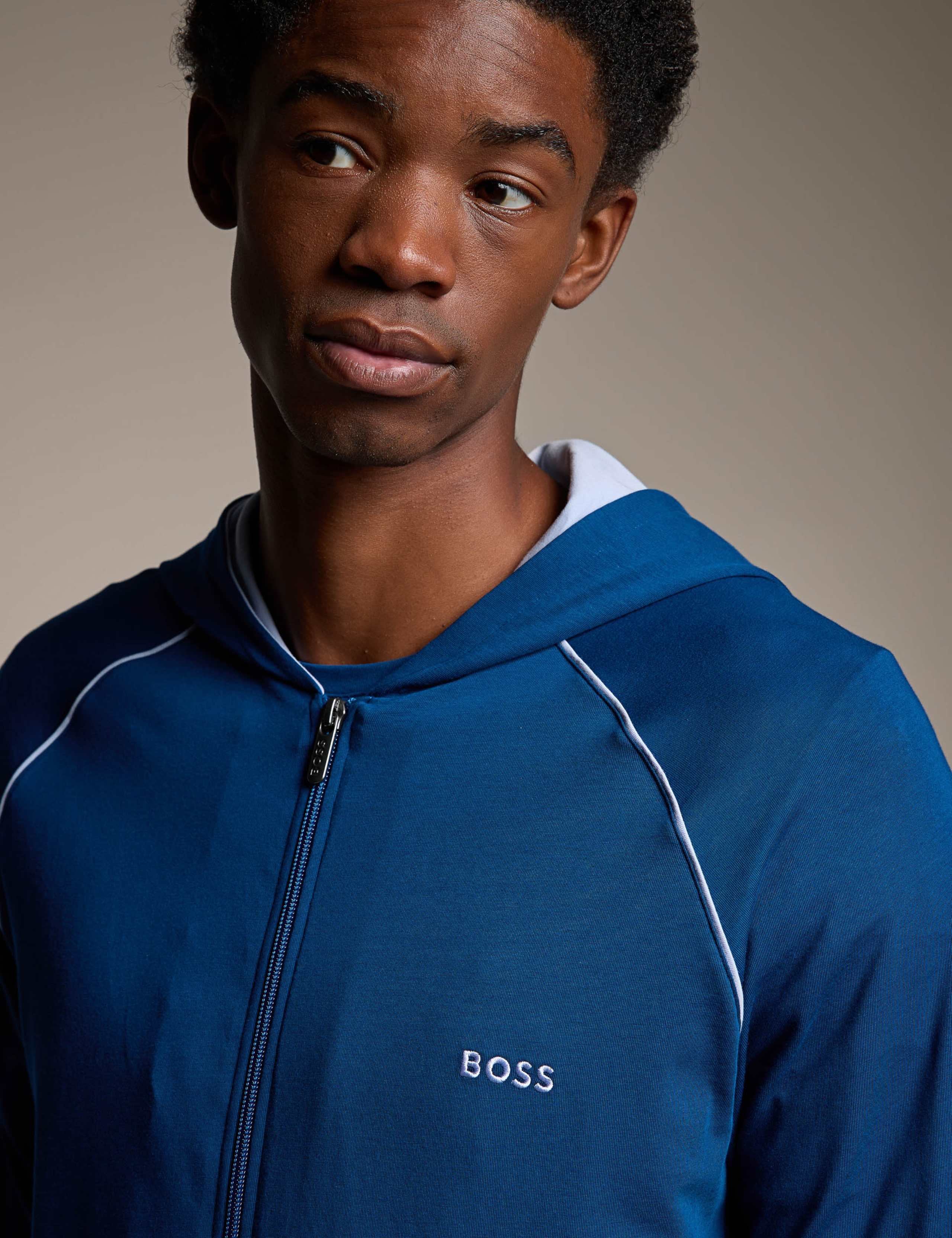 Cotton Rich Zip Up Hooded Jacket 5 of 6