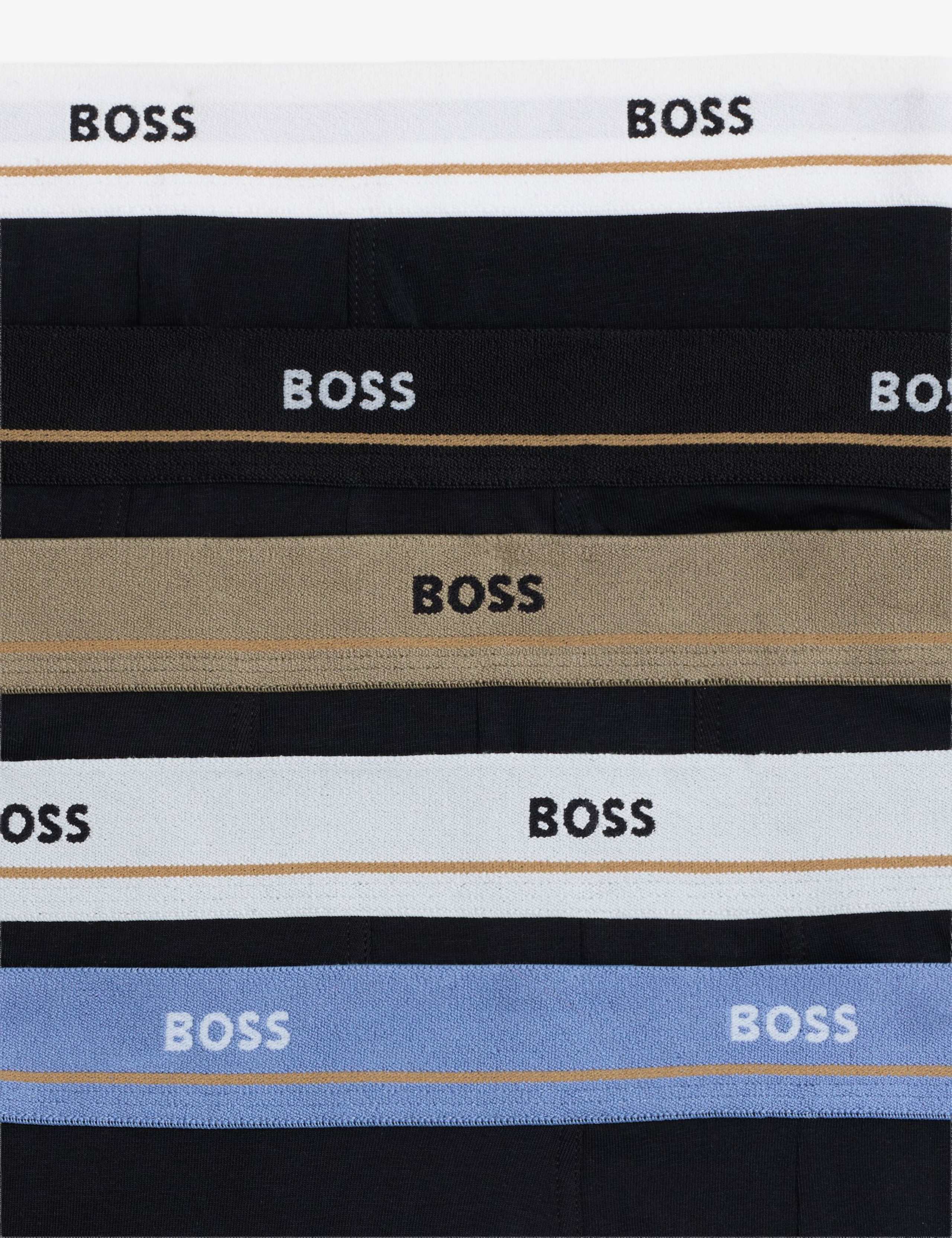 5 Pack Cotton Rich Logo Waistband Trunks 2 of 2