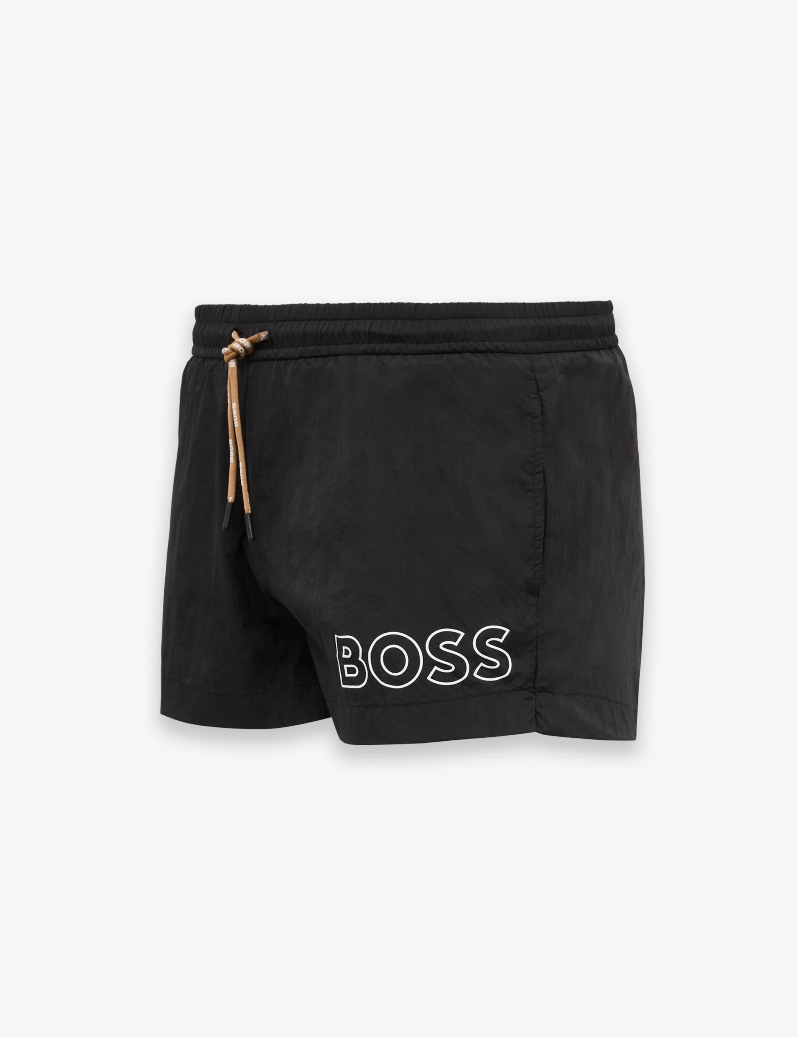 Pocketed Quick Dry Logo Graphic Swim Shorts 3 of 3