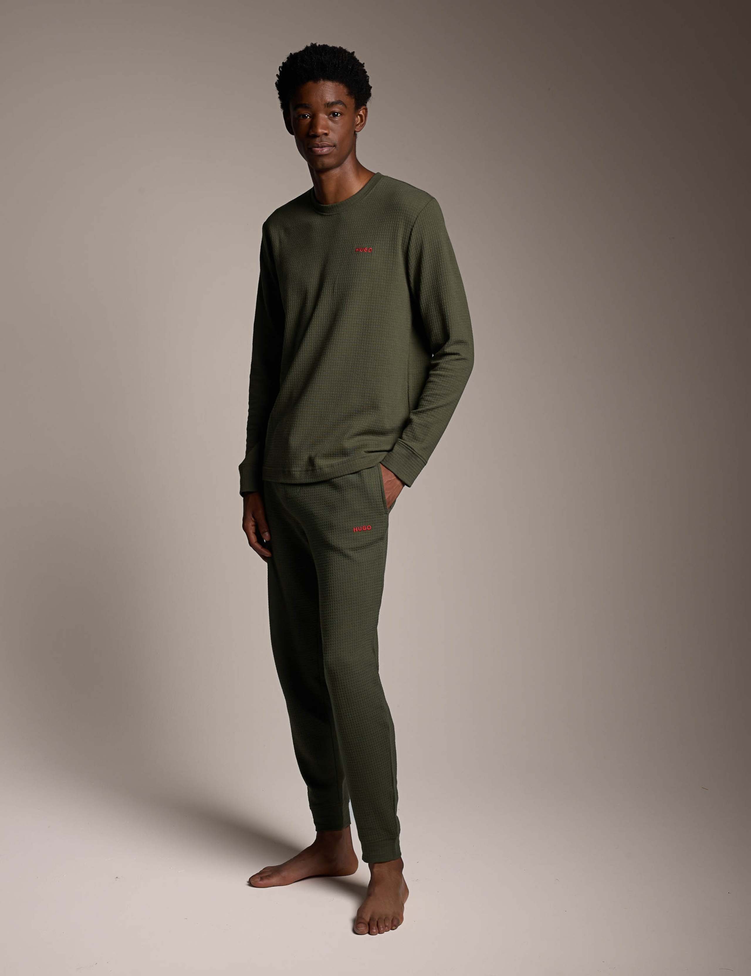 Regular Fit Textured Cotton Rich Sweatshirt 3 of 5