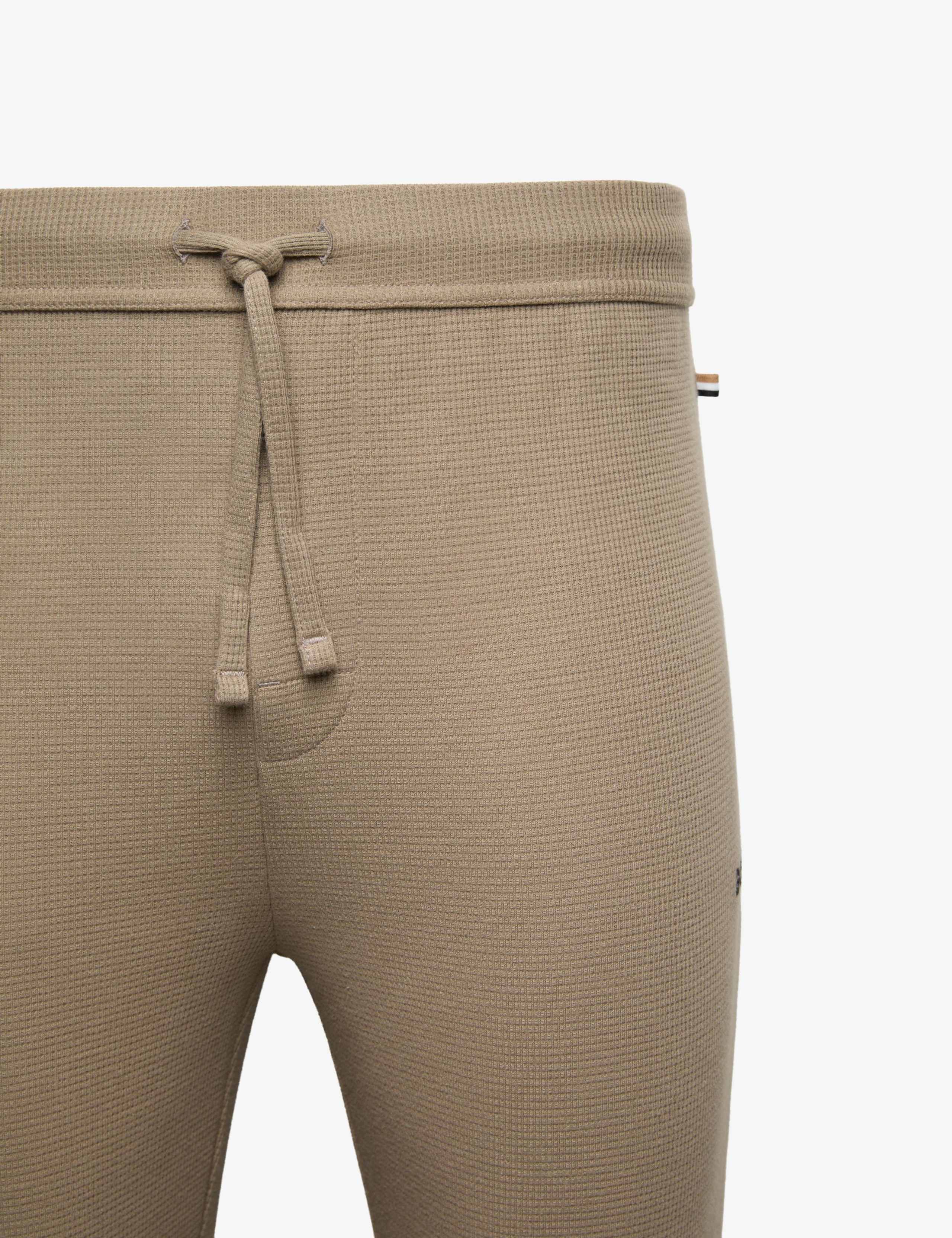 Waffle Cuffed Cotton Rich Slim Fit Joggers 3 of 3
