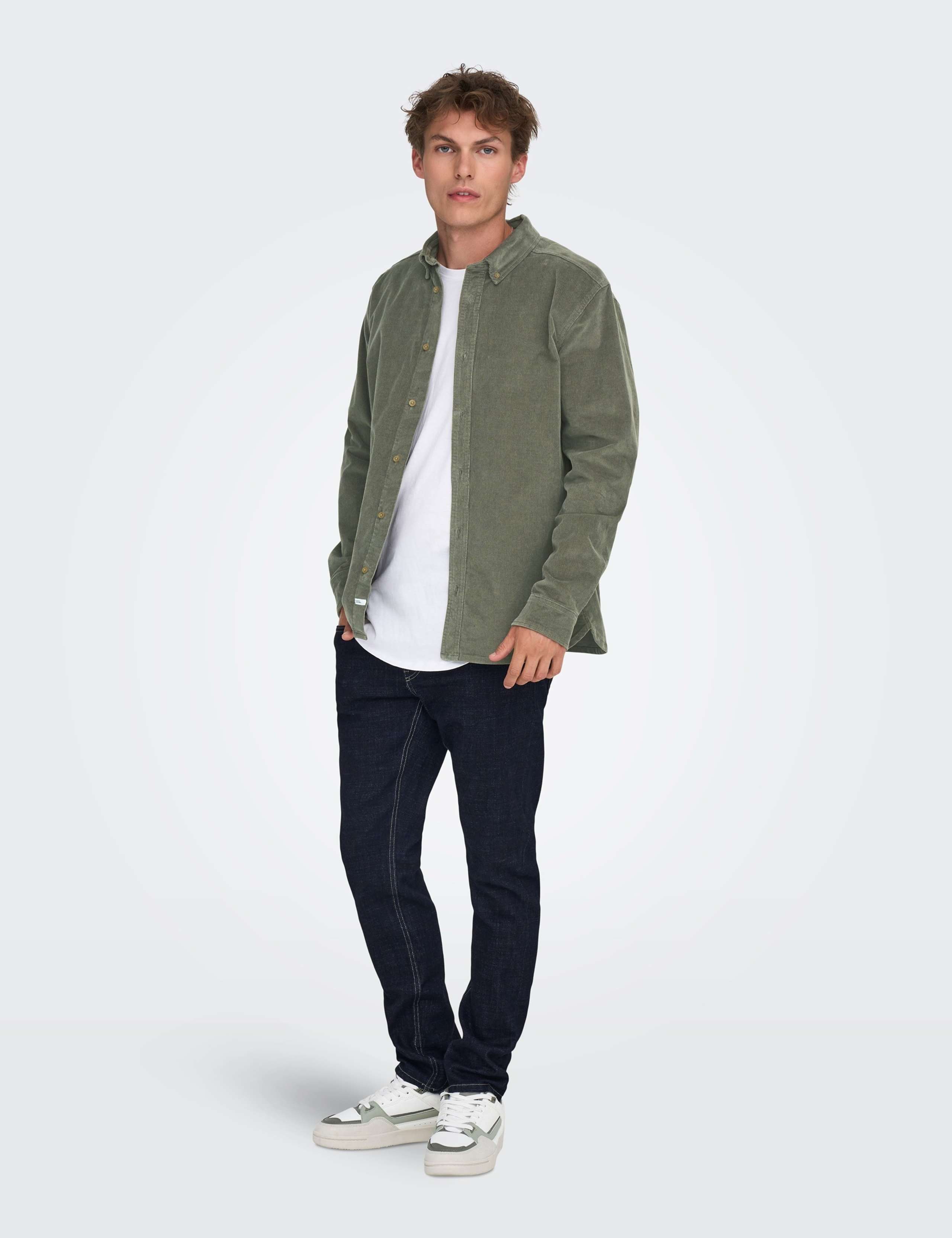 Regular Fit Corduroy Shirt 4 of 7