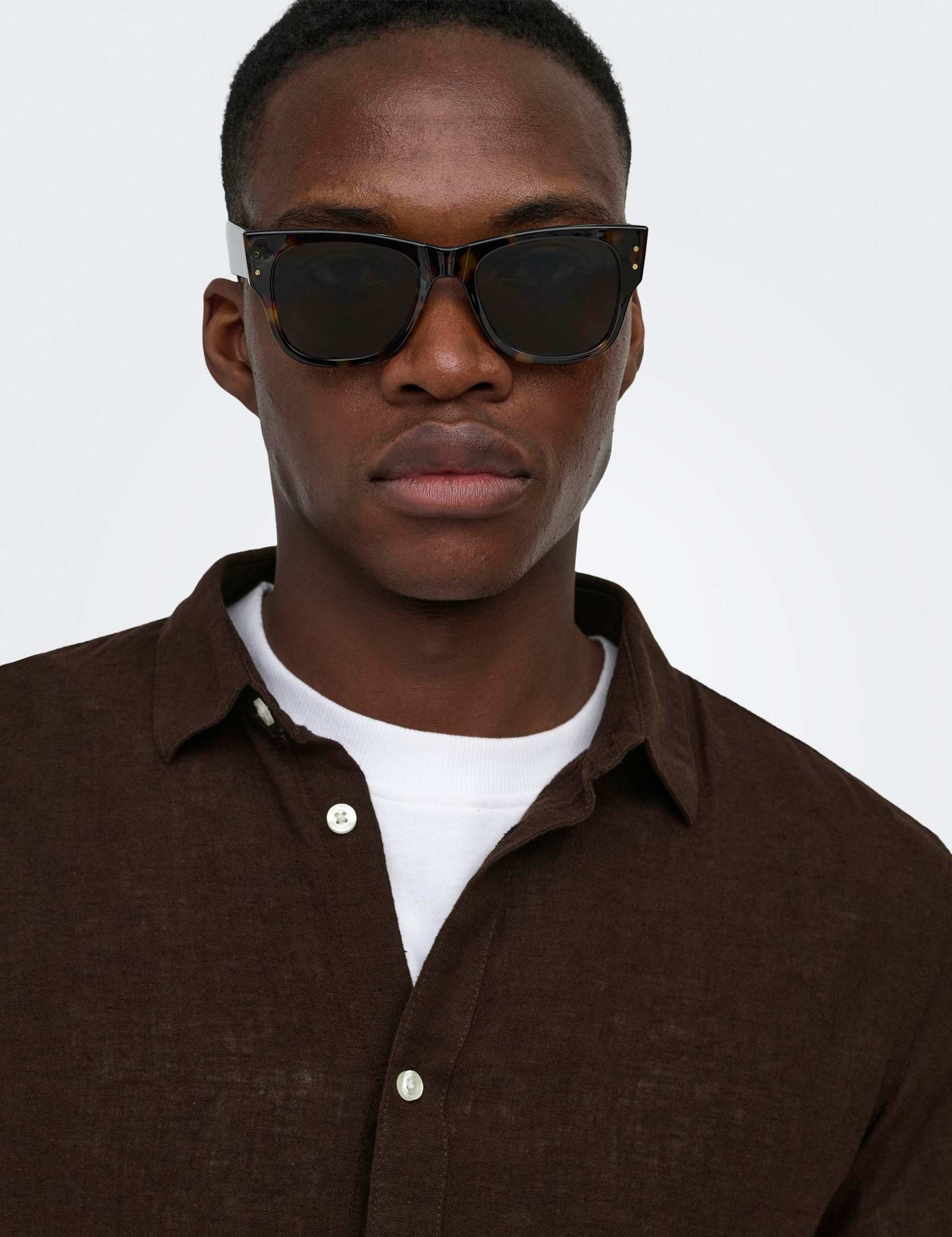Slim Fit Cotton Linen Blend Shirt 5 of 5
