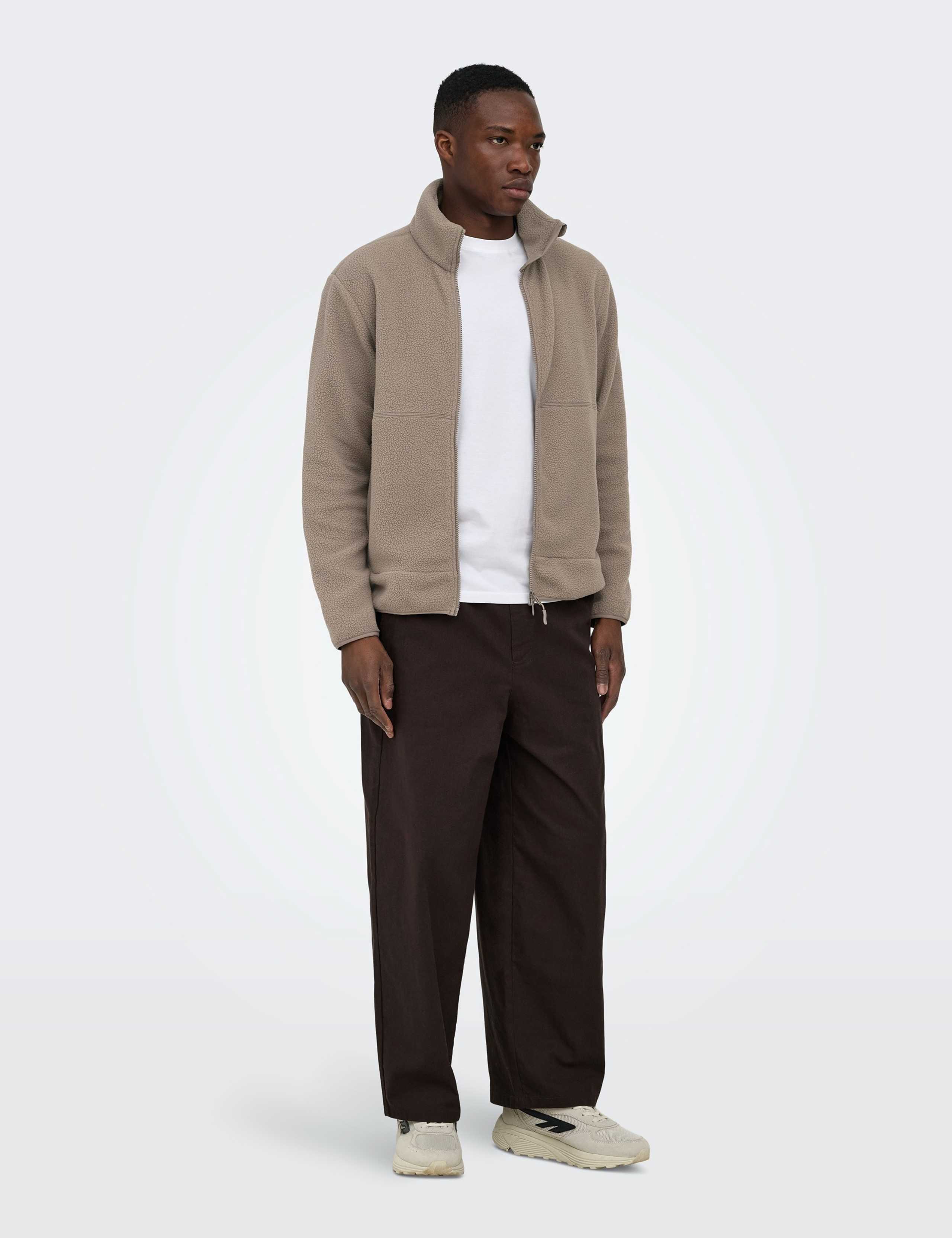 Fleece Zip Up Jacket 2 of 5