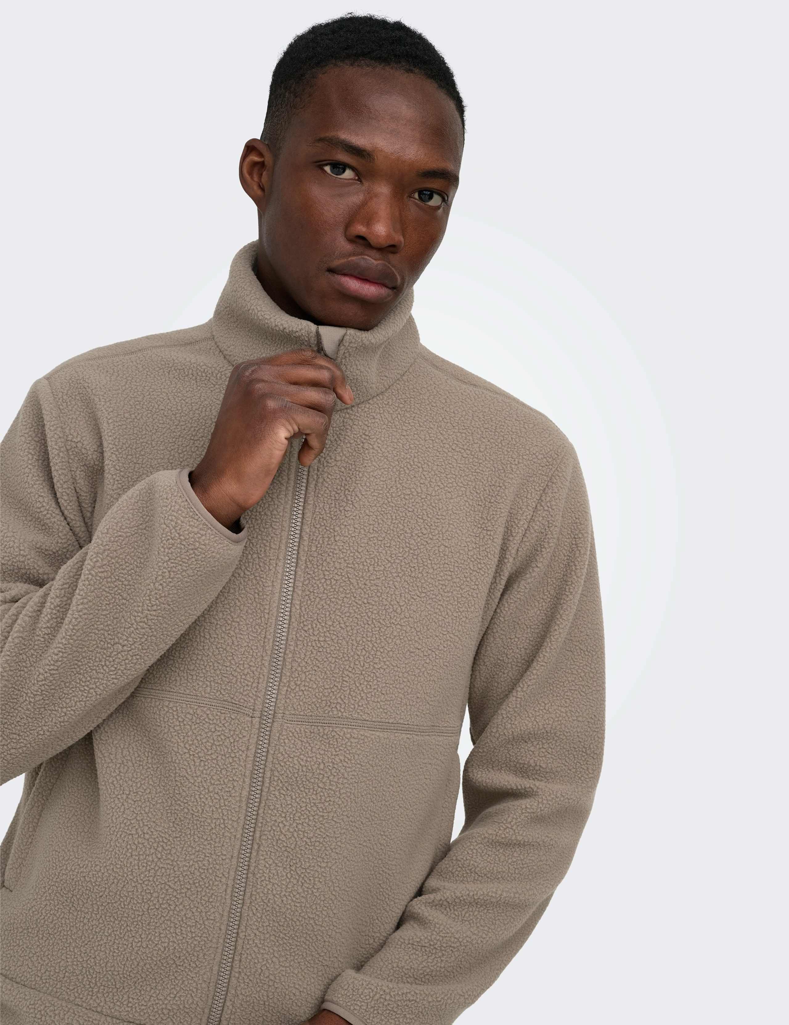 Fleece Zip Up Jacket 4 of 5