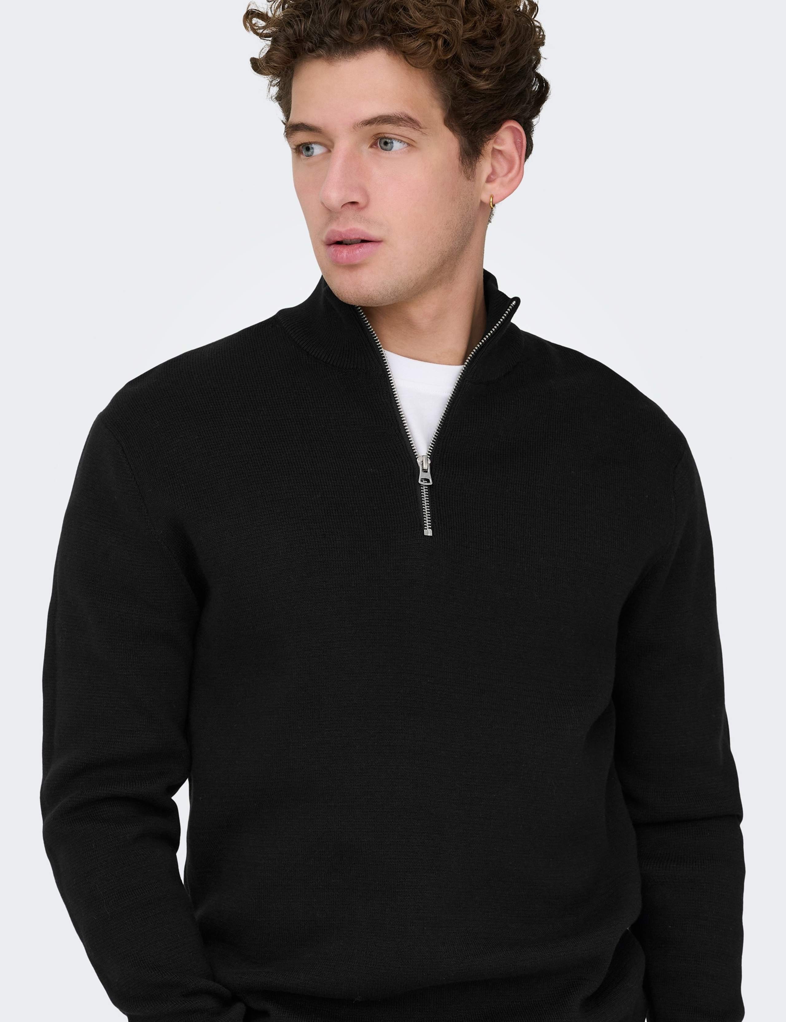 Pure Cotton Half Zip Jumper 5 of 7
