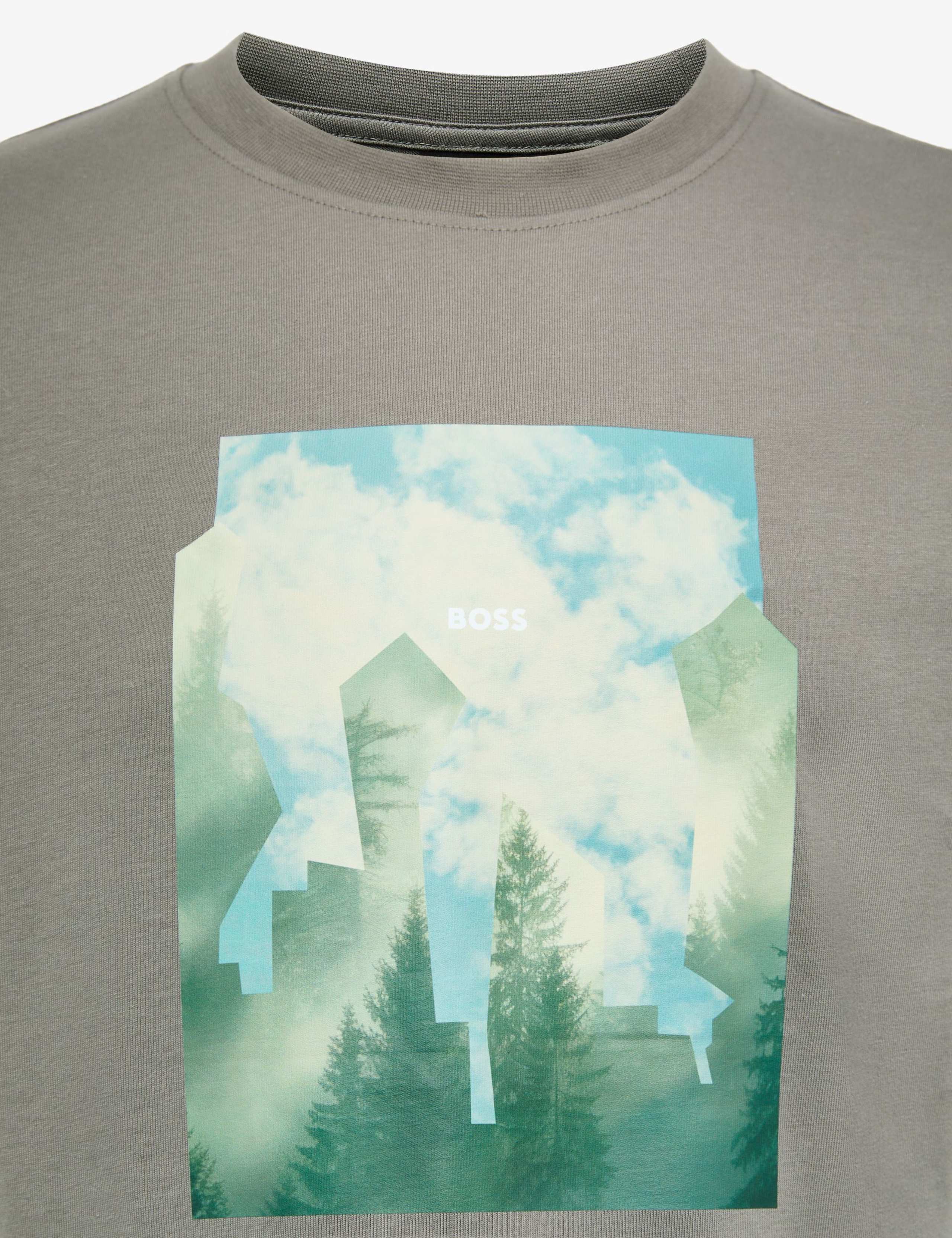Pure Cotton Crew Neck Graphic T-Shirt 3 of 3