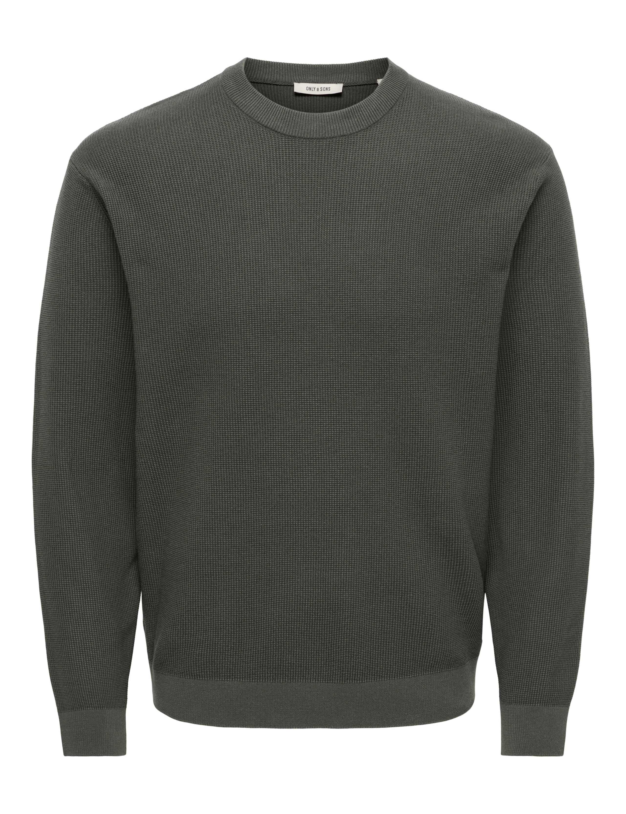 Textured Waffle Knit Crew Neck Jumper 6 of 6