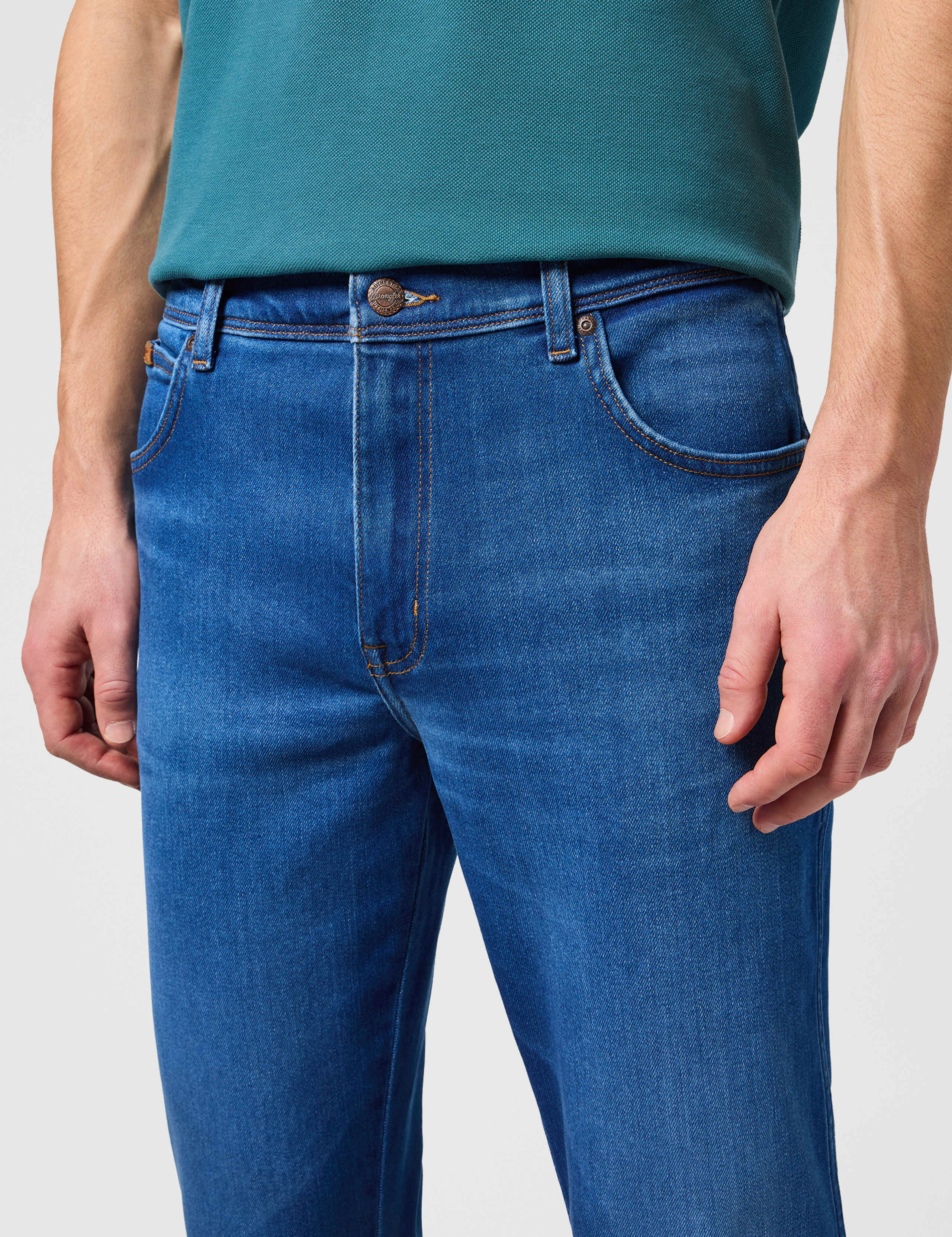 Straight Fit 5 Pocket Jeans 2 of 5