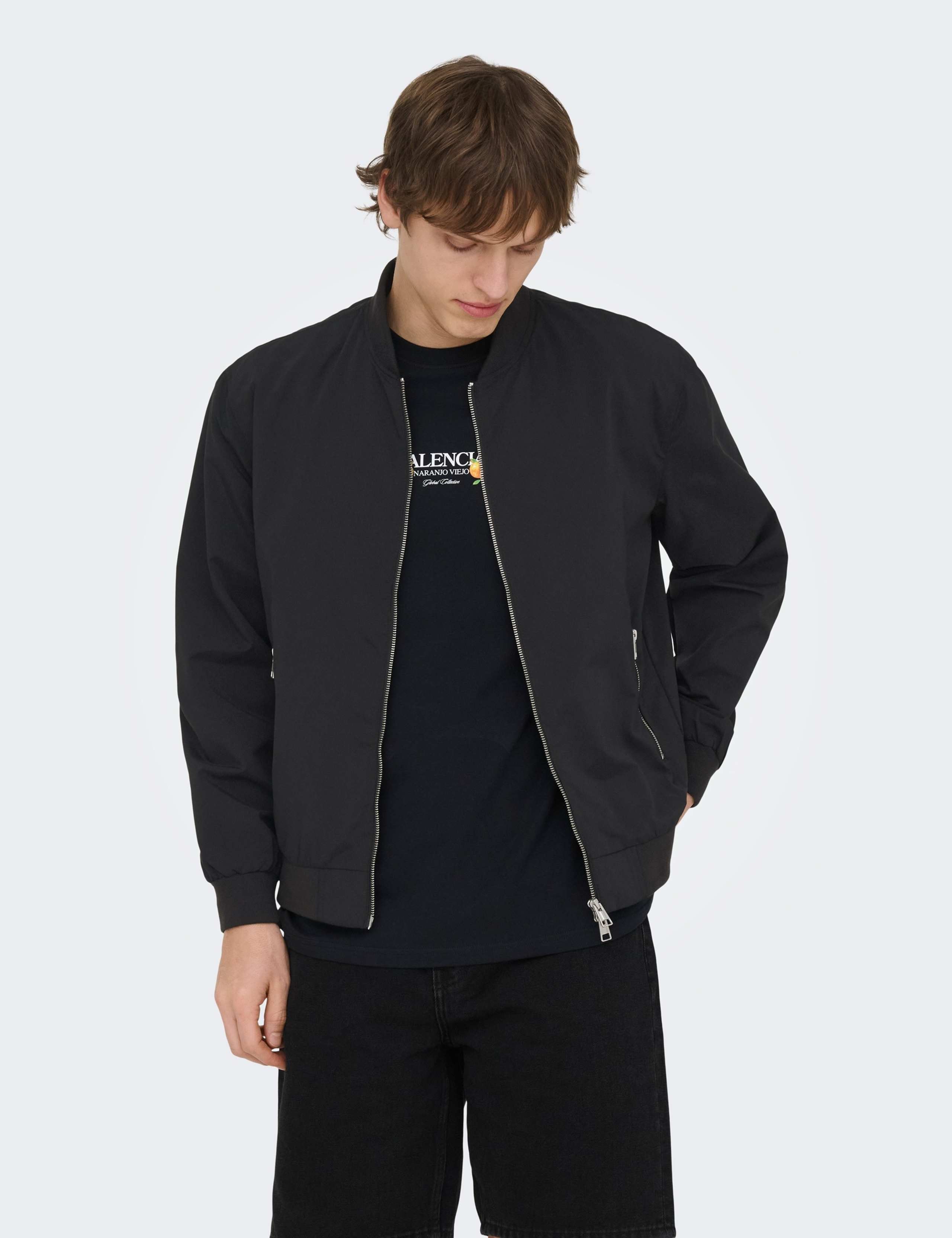 Zip Up Bomber Jacket 4 of 7