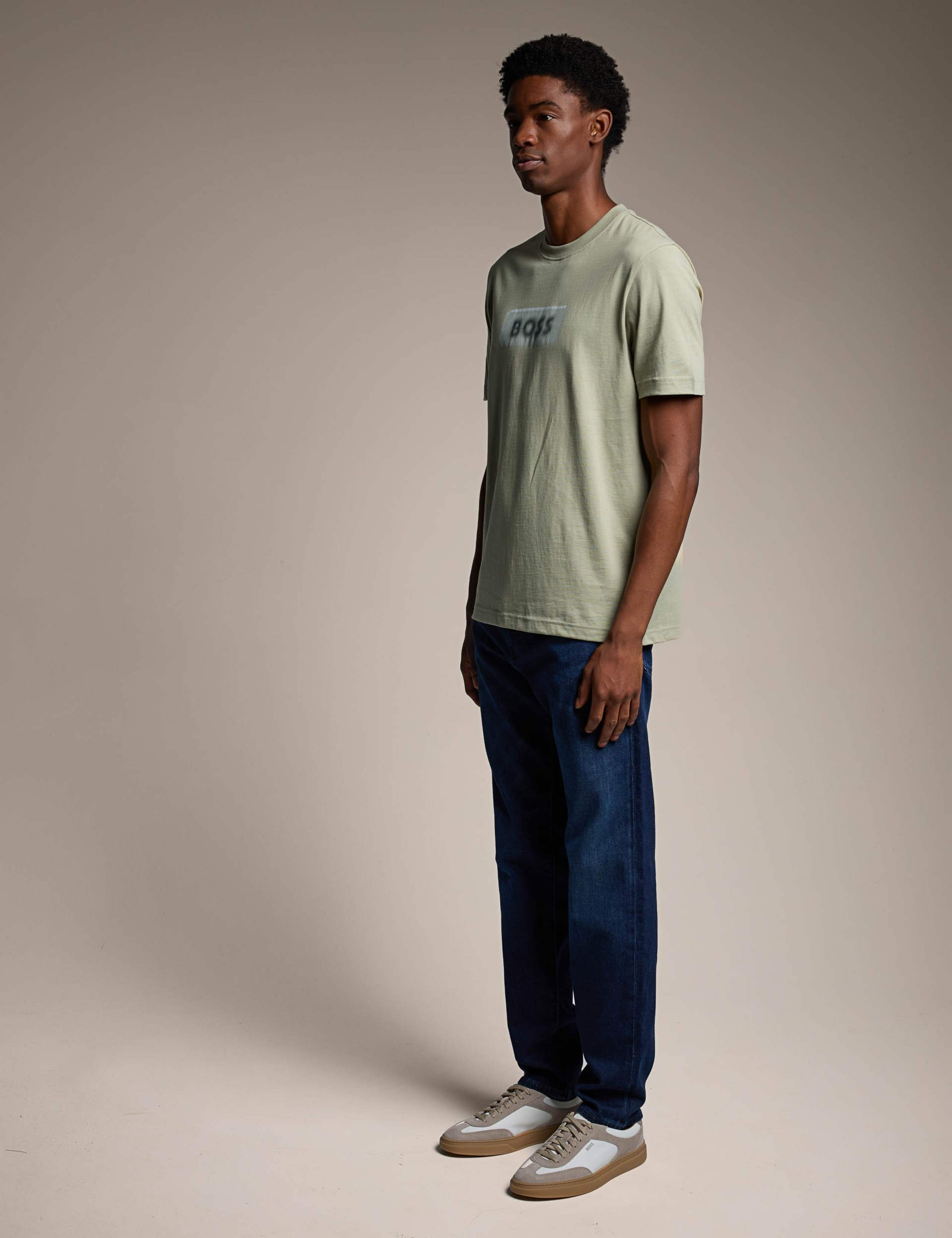 Pure Cotton Printed Crew Neck T-Shirt 3 of 5