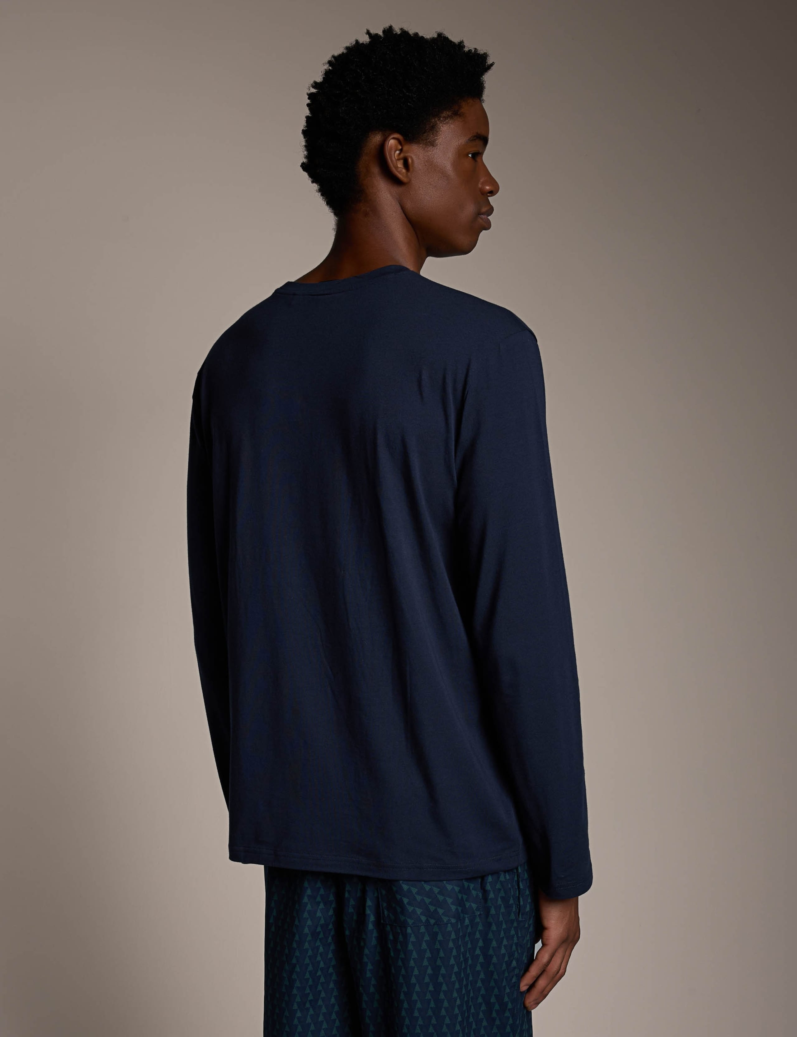 Patterned Crew Neck Pyjama Set 5 of 11