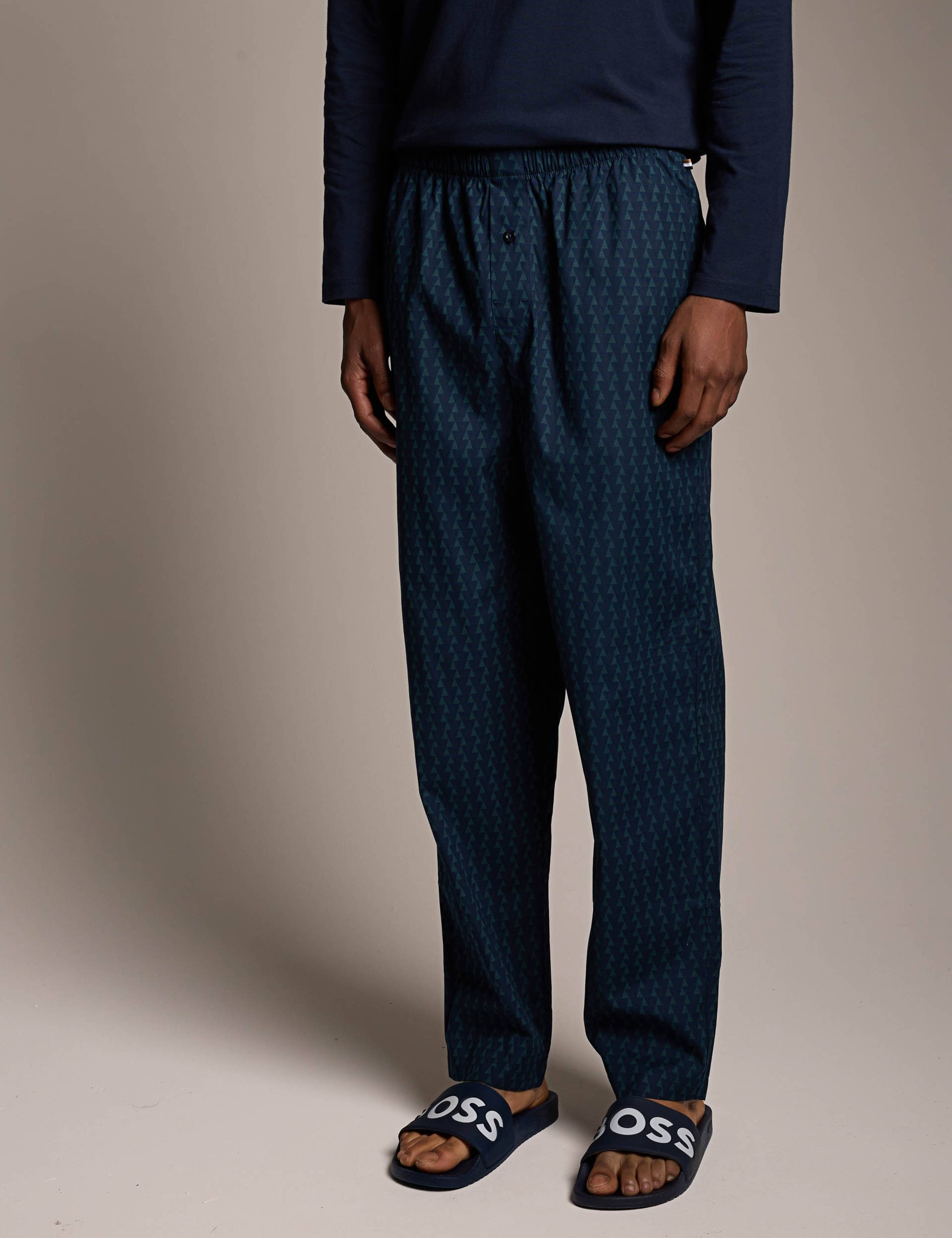 Patterned Crew Neck Pyjama Set 7 of 11