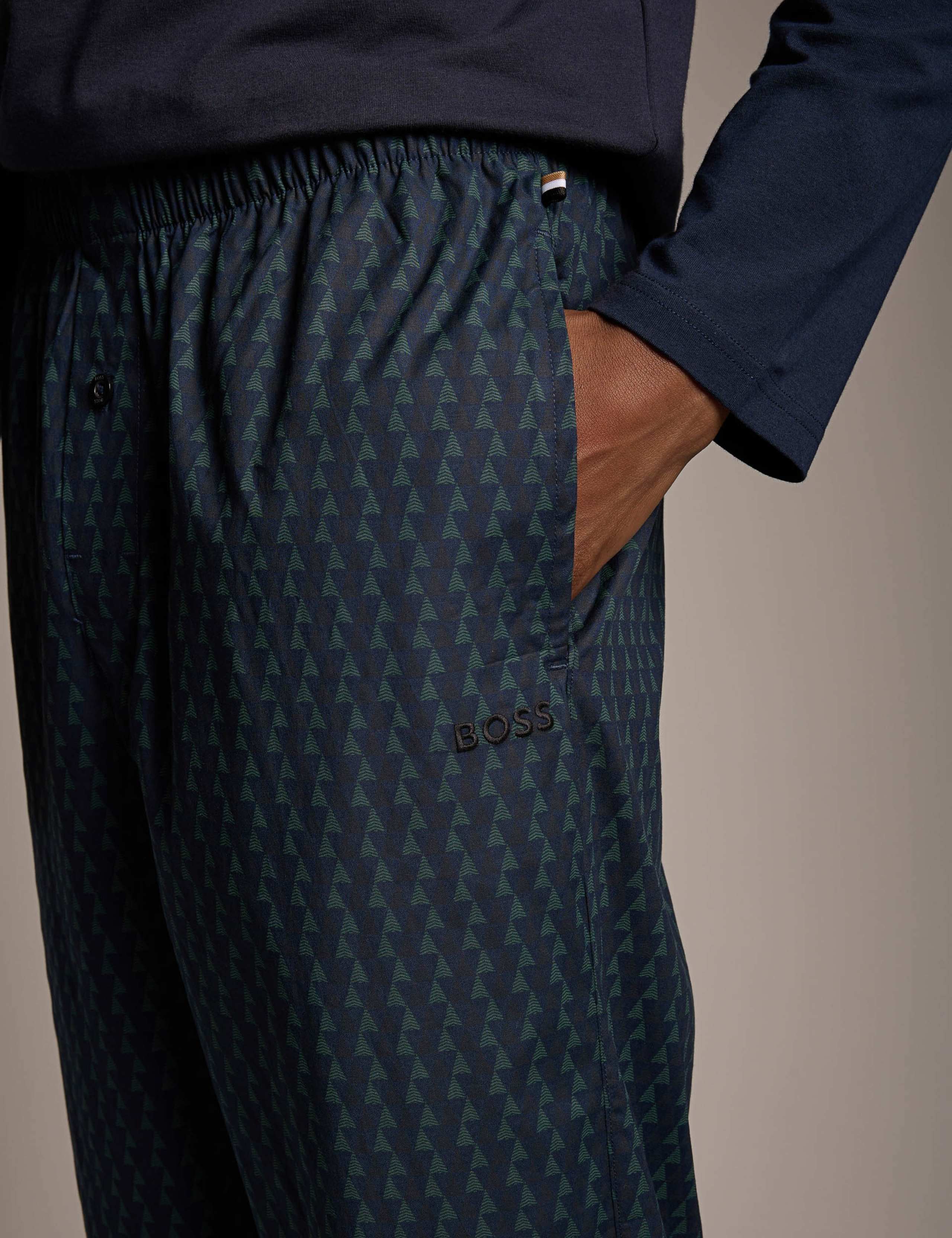 Patterned Crew Neck Pyjama Set 10 of 11