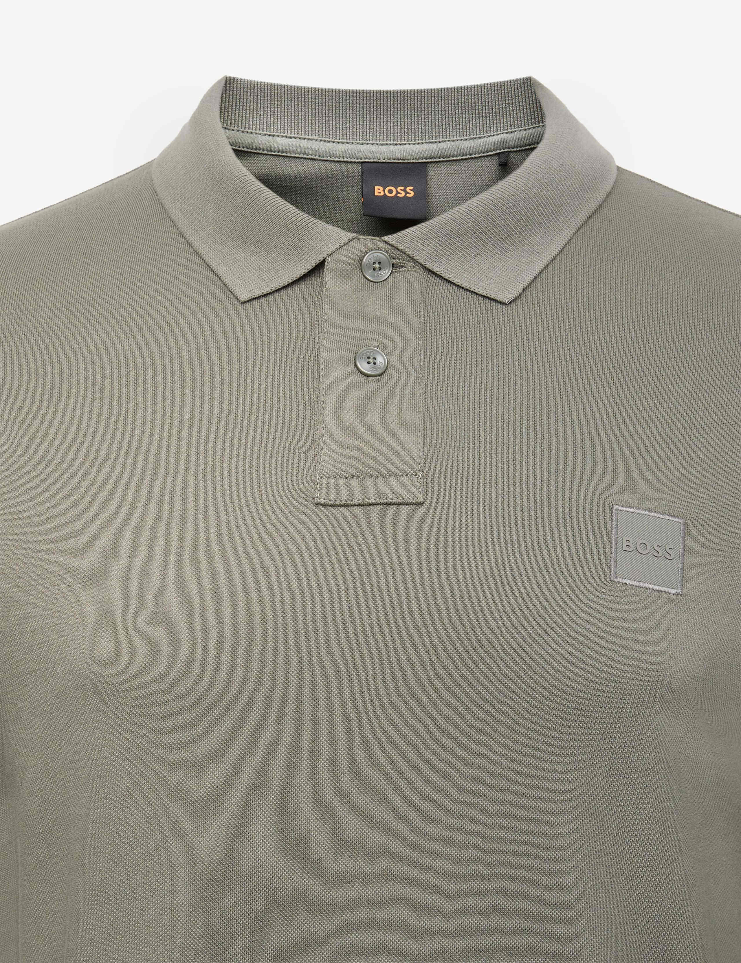 Cotton Rich Long Sleeve Polo Shirt 3 of 3