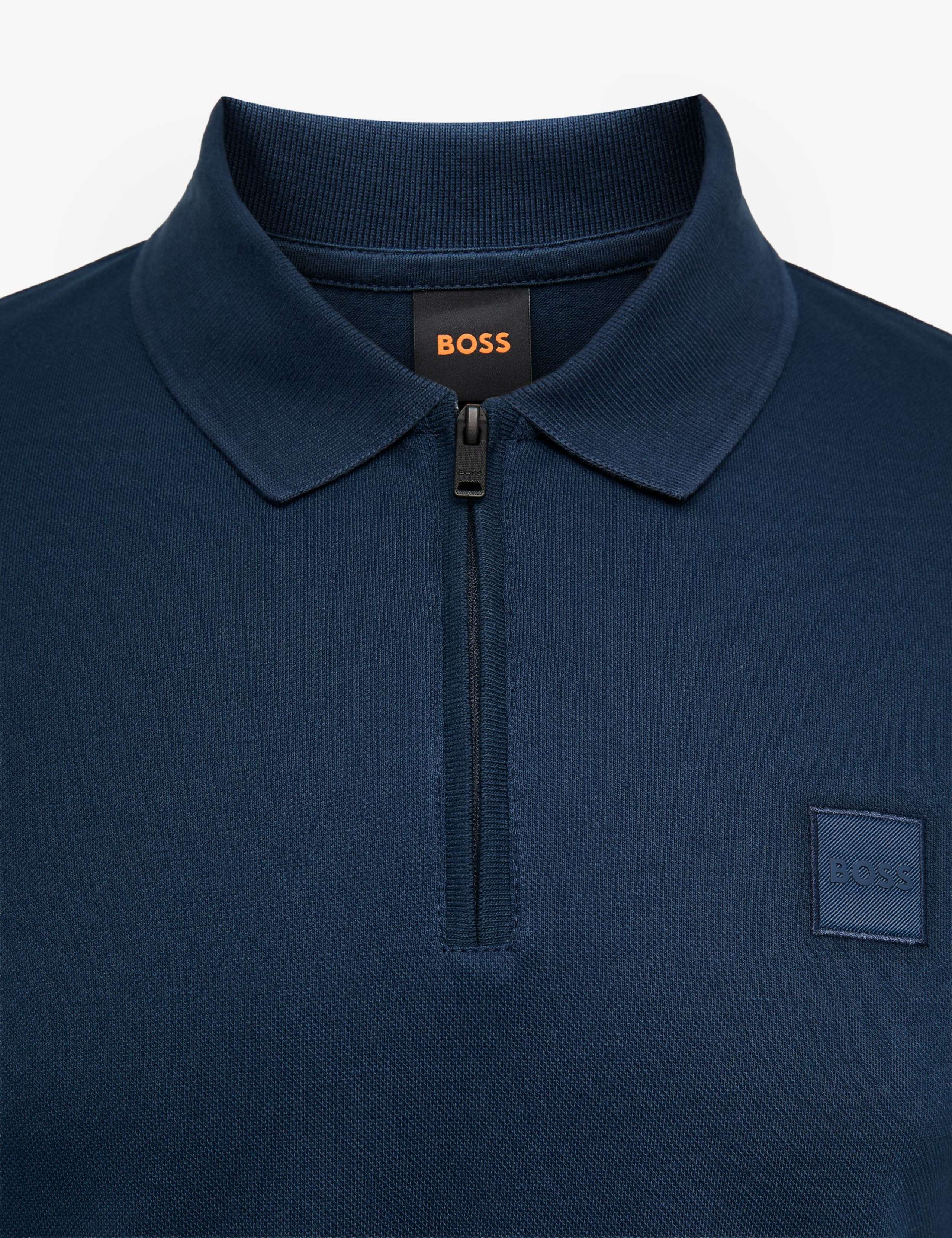 Cotton Rich Half Zip Polo Shirt 3 of 7
