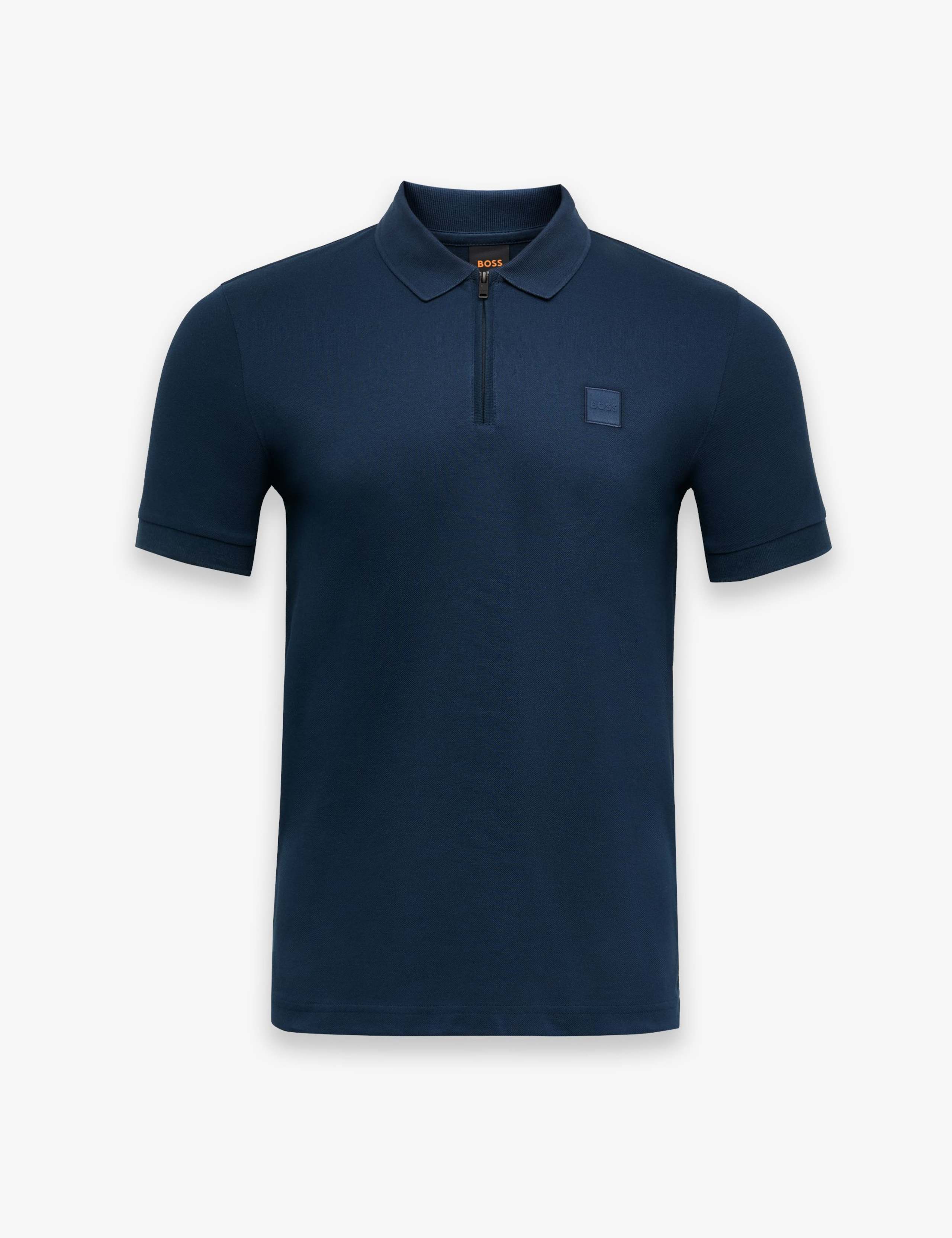 Cotton Rich Half Zip Polo Shirt 2 of 7