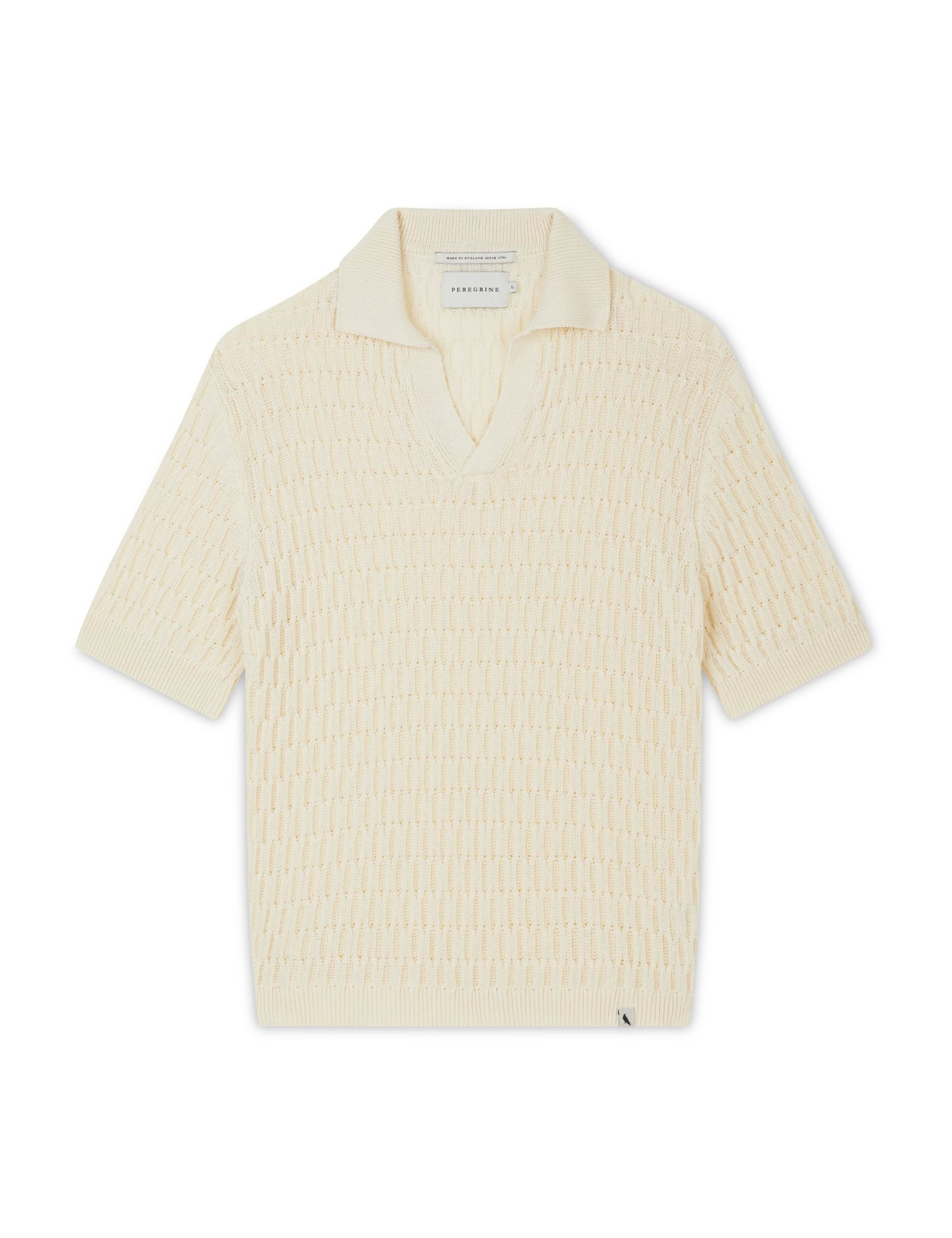 Pure Cotton Cable Knitted Polo Shirt 7 of 7