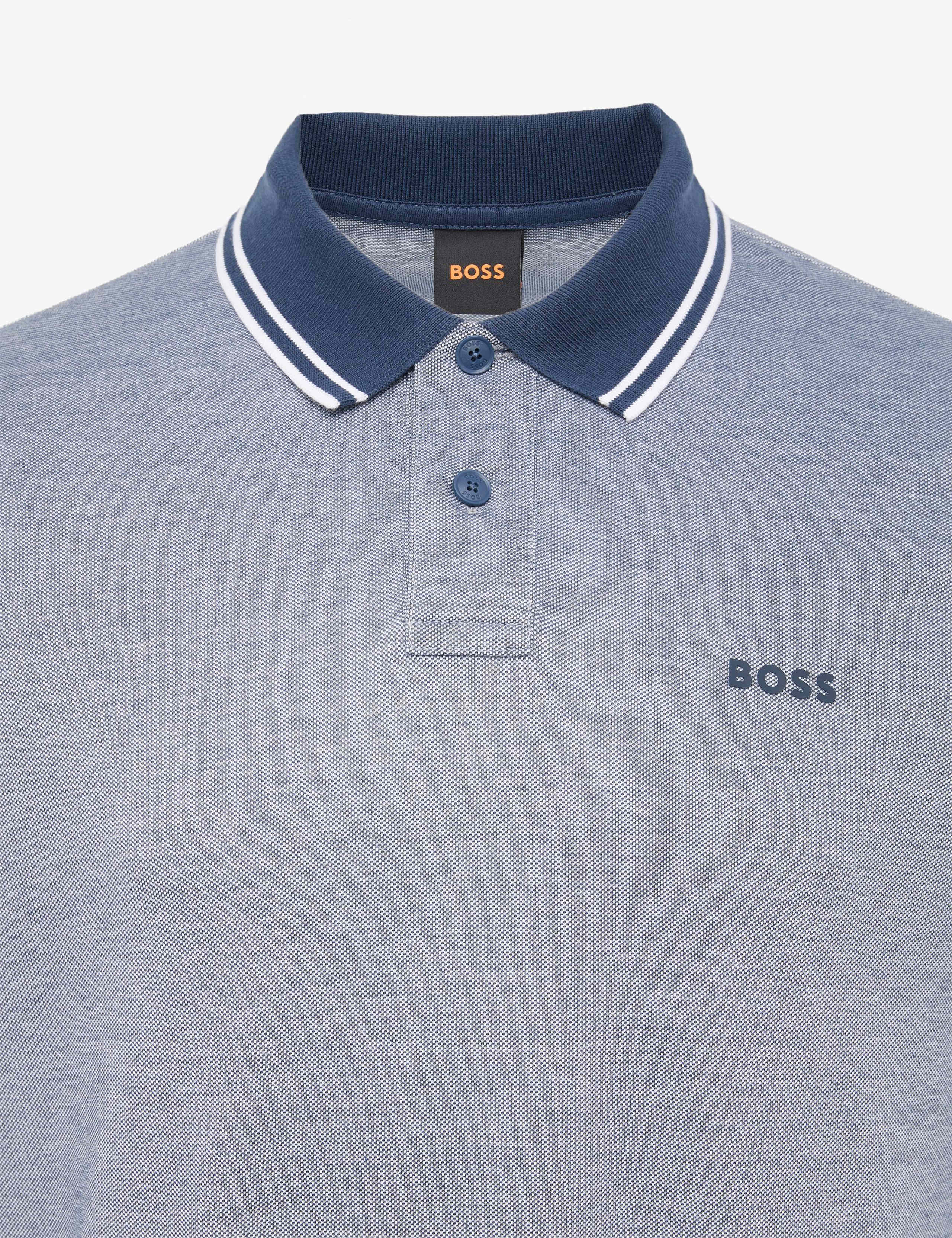 Pure Cotton Pique Tipped Collar Polo Shirt 3 of 3
