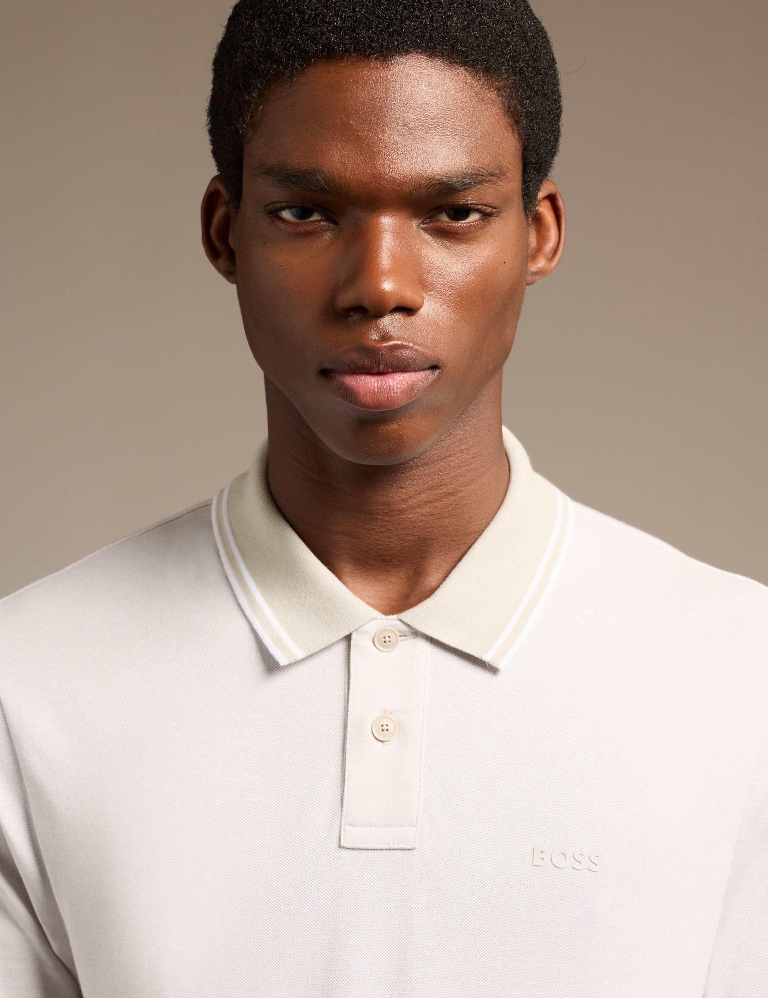 Pure Cotton Pique Tipped Collar Polo Shirt 3 of 7