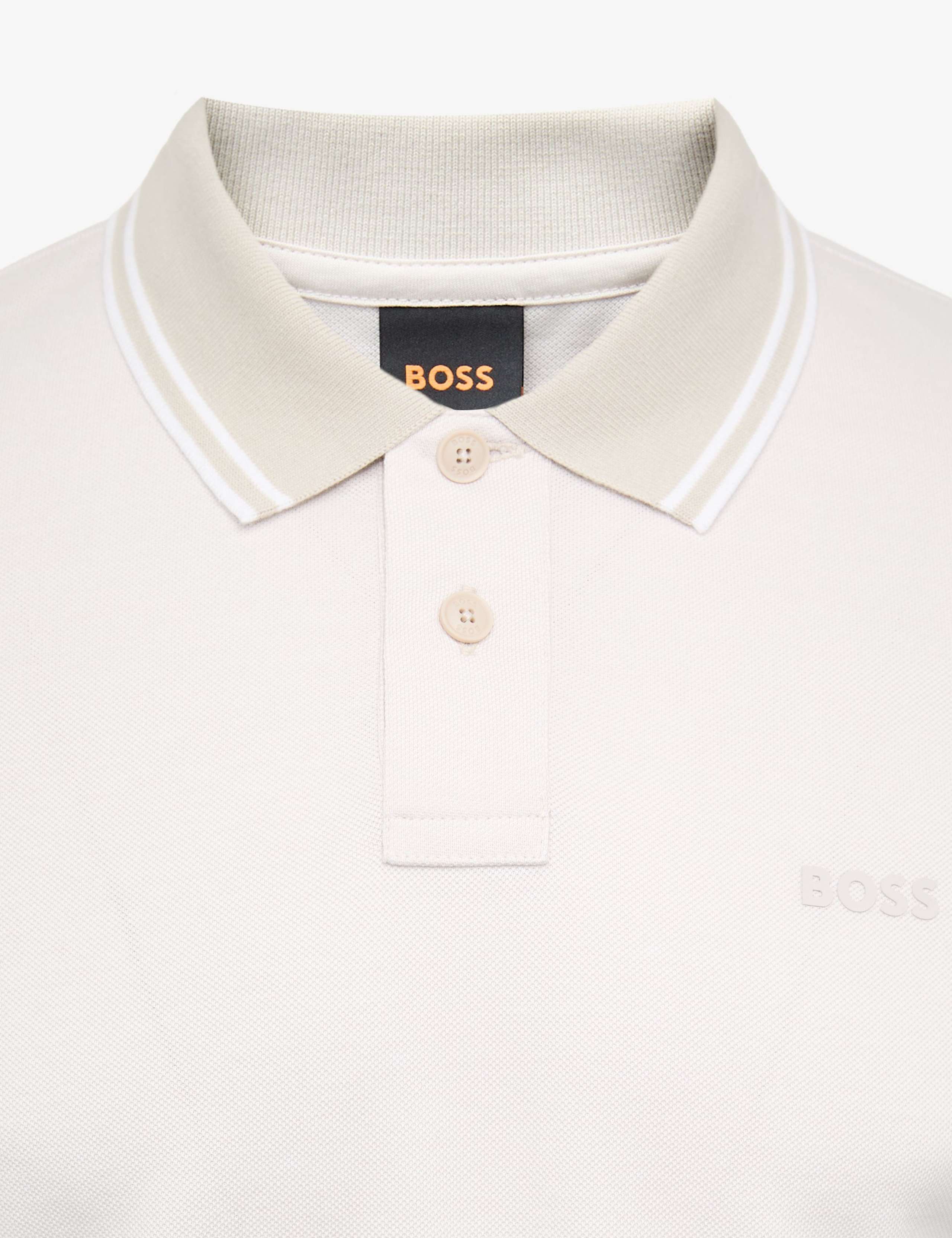 Pure Cotton Pique Tipped Collar Polo Shirt 4 of 7