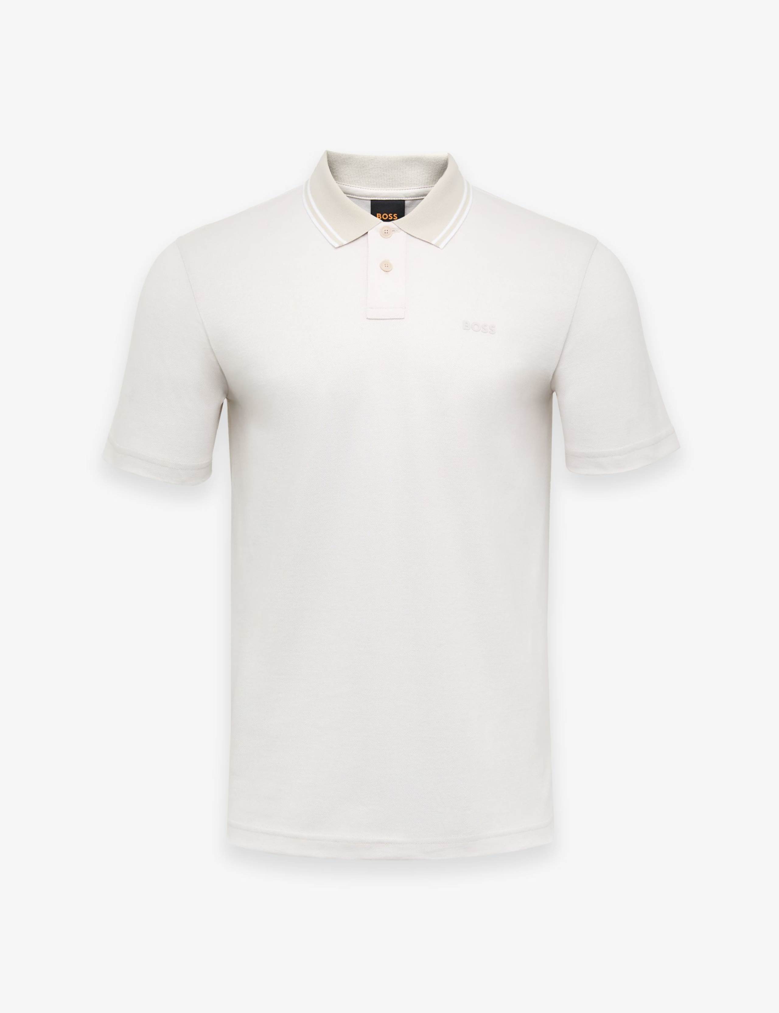 PeoxfordNew Pure Cotton Pique Tipped Collar Polo Shirt 2 of 7