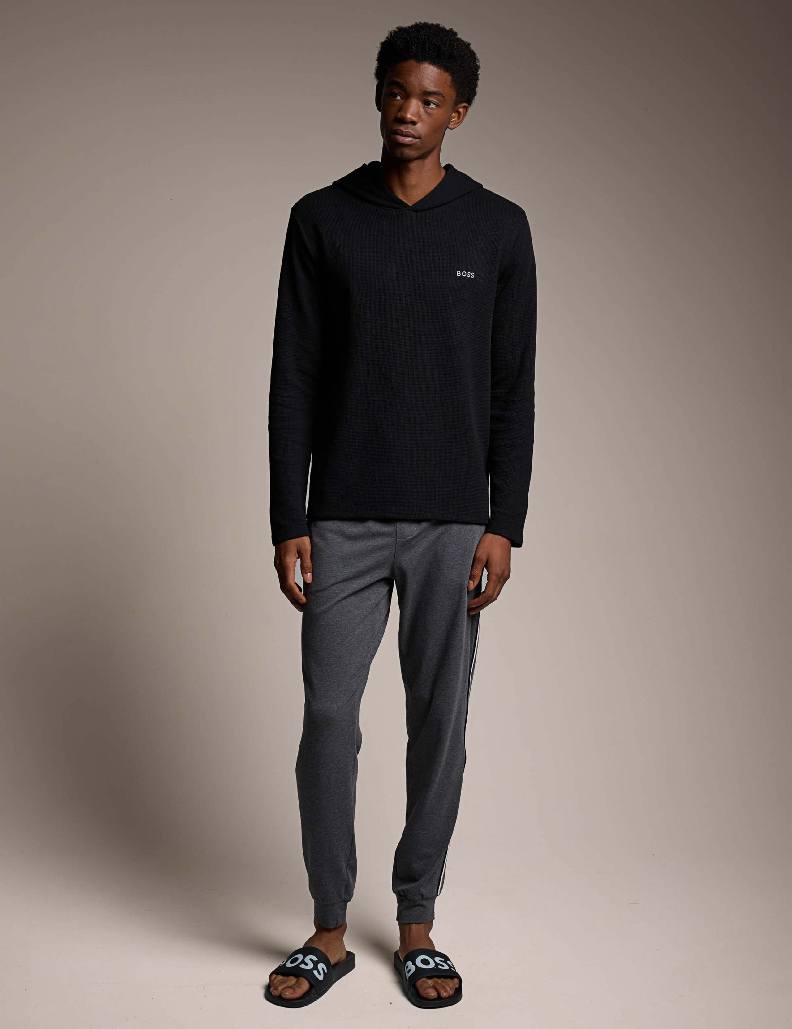 Cotton Rich Waffle Long Sleeve T-Shirt 2 of 5