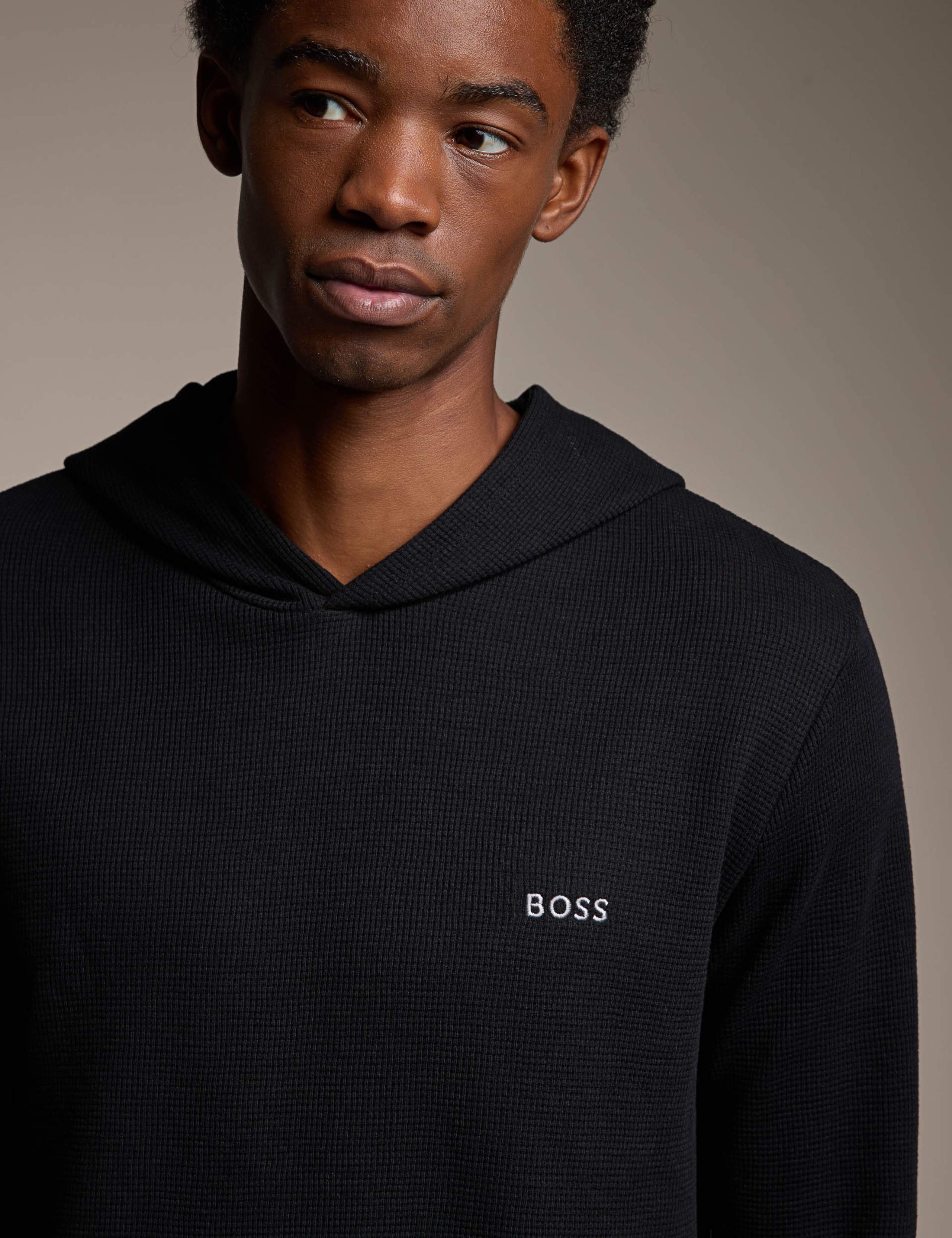 Cotton Rich Waffle Long Sleeve T-Shirt 4 of 5