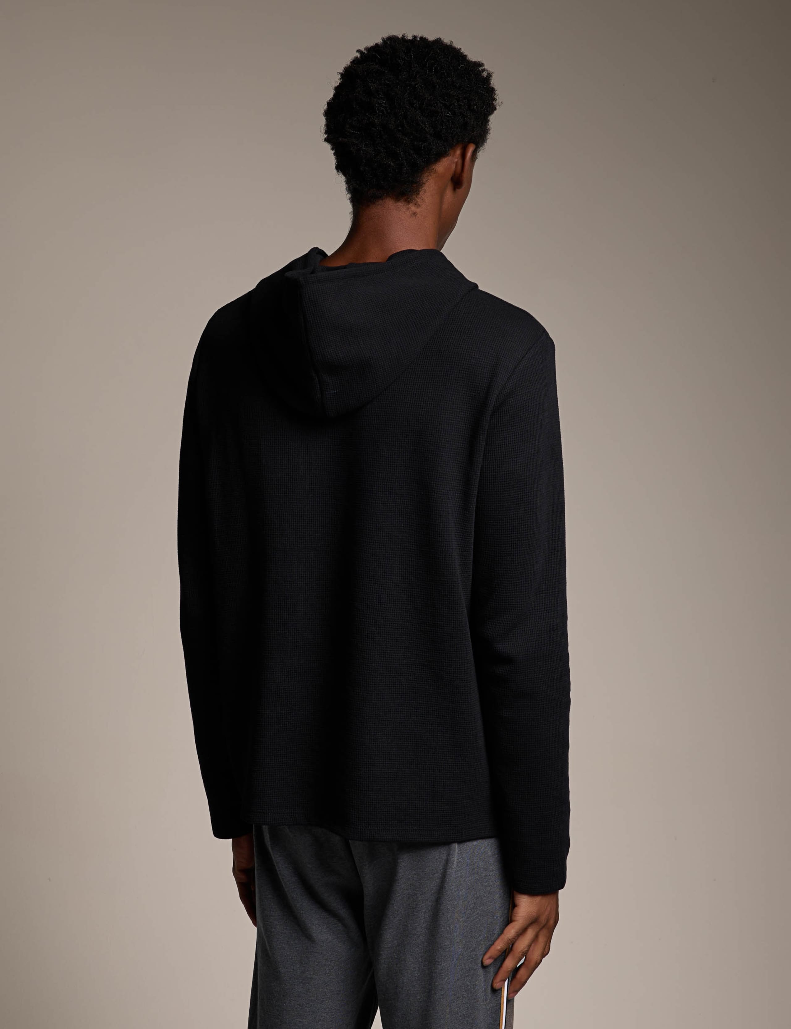 Cotton Rich Waffle Long Sleeve T-Shirt 5 of 5